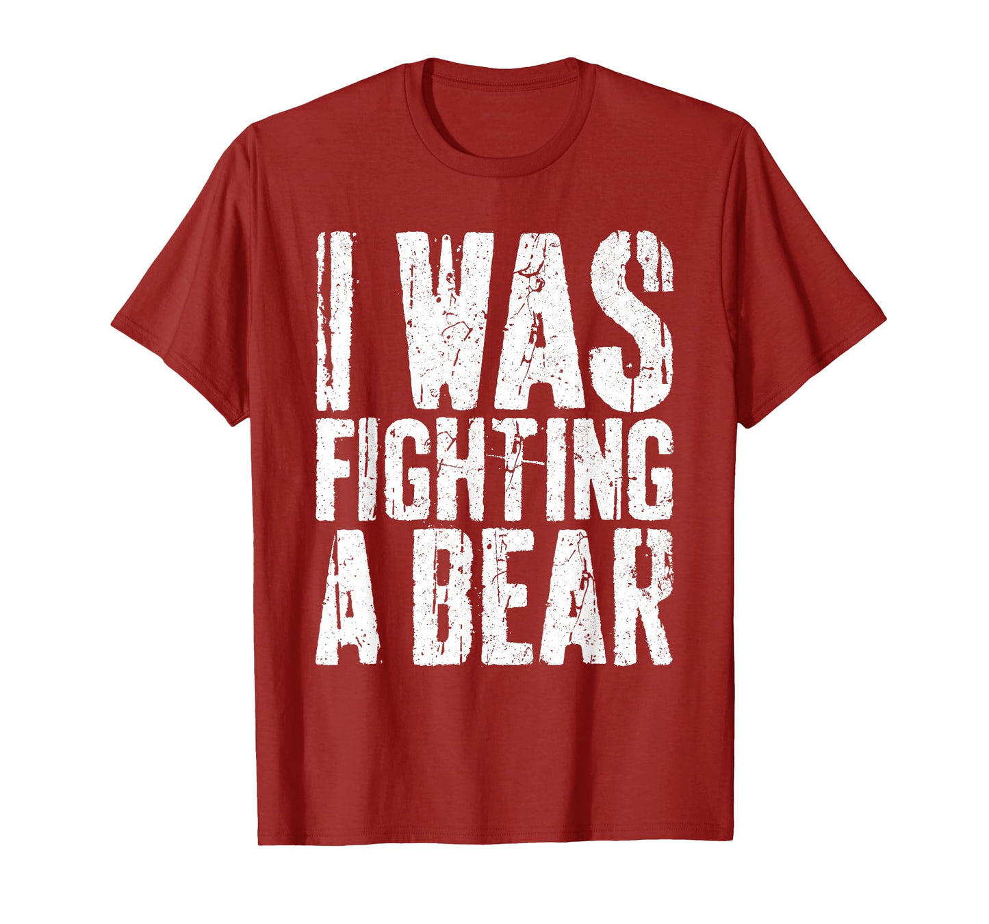 I Was Fighting A Bear Shirt Funny Surgery Get Well Soon T-Shirt