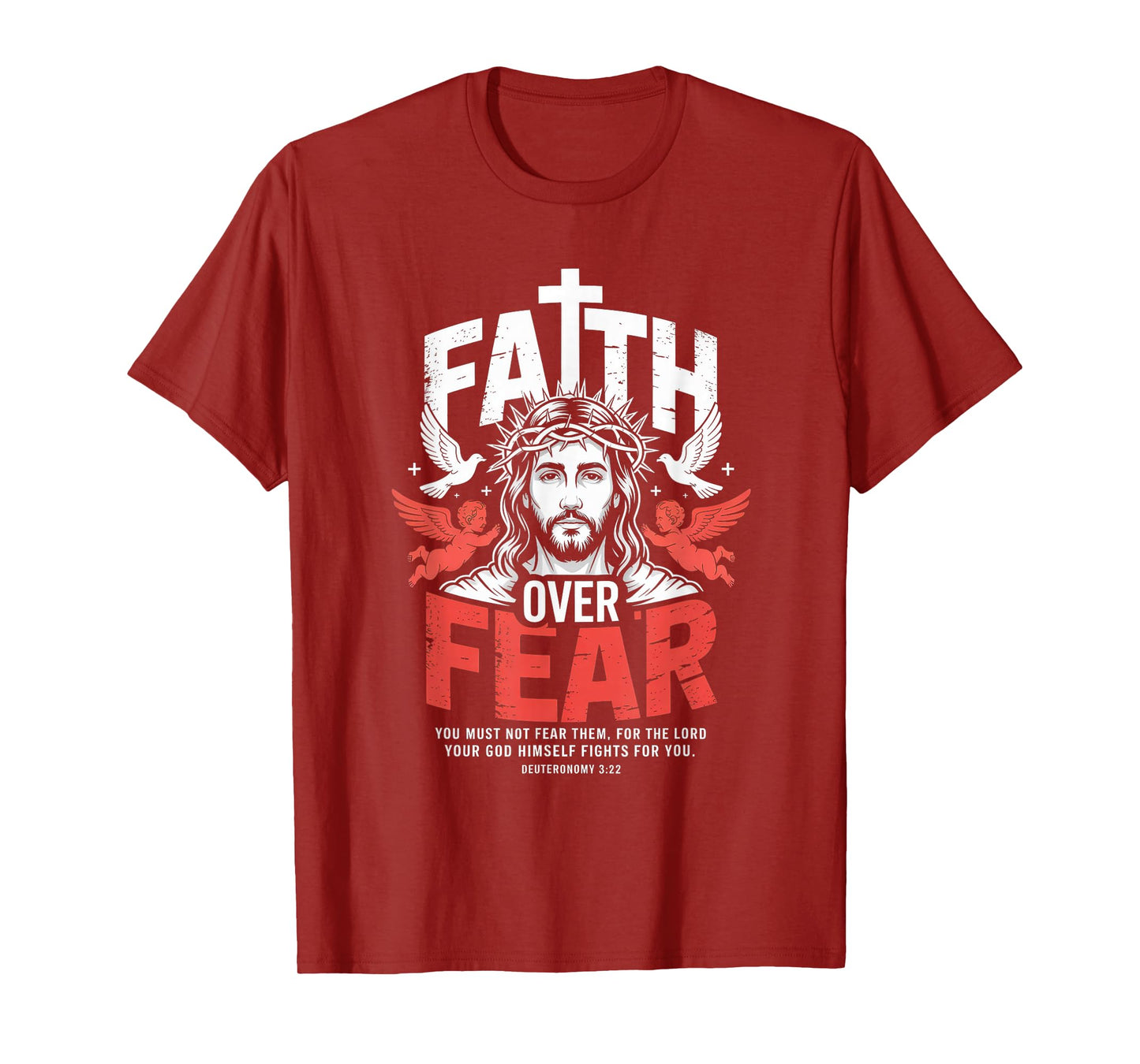 Faith Over Fear Christian Streetwear T-Shirt