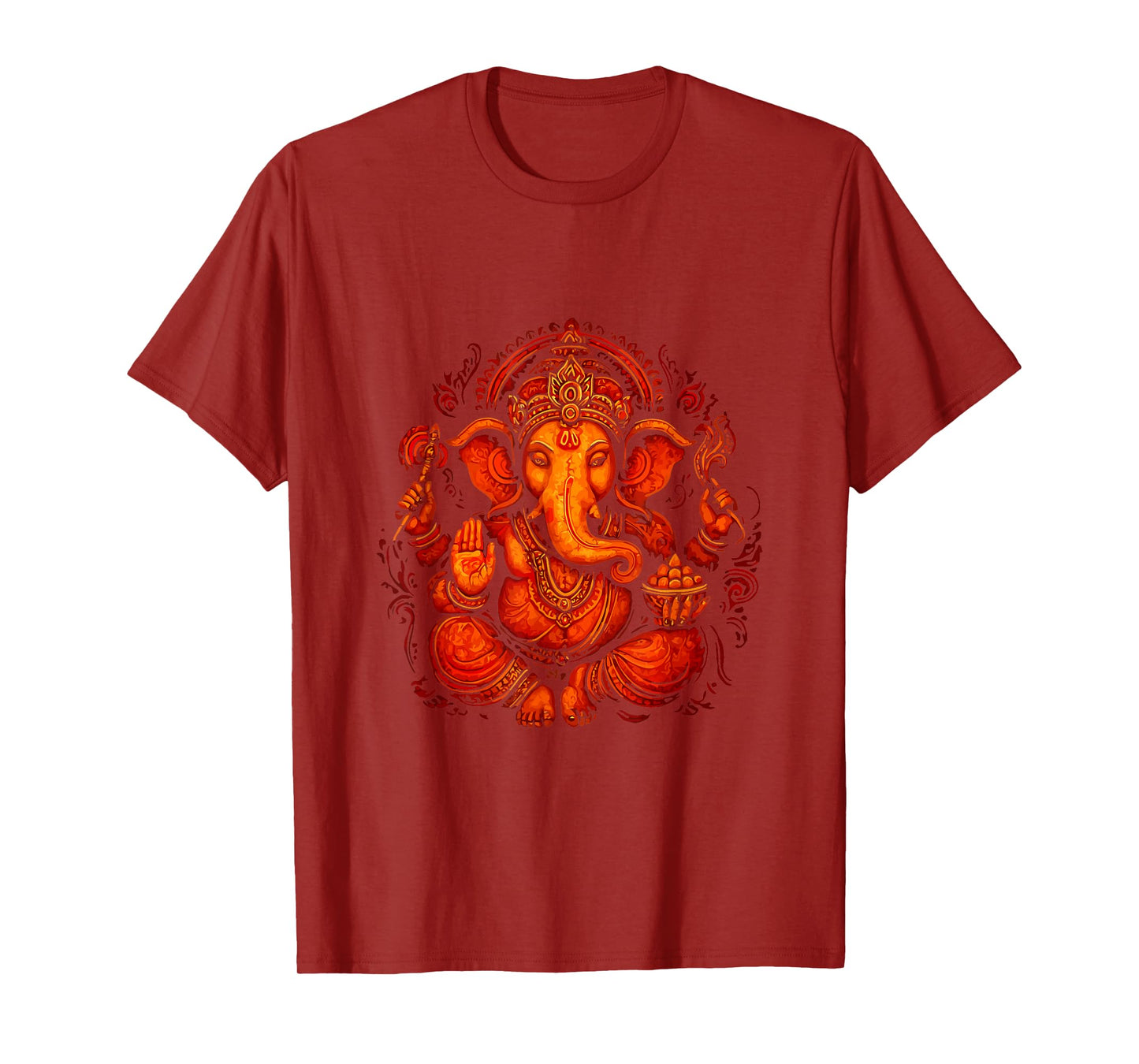 Ganesh Symbol Yoga Hindu Elephant God Ganesha Puja T-Shirt
