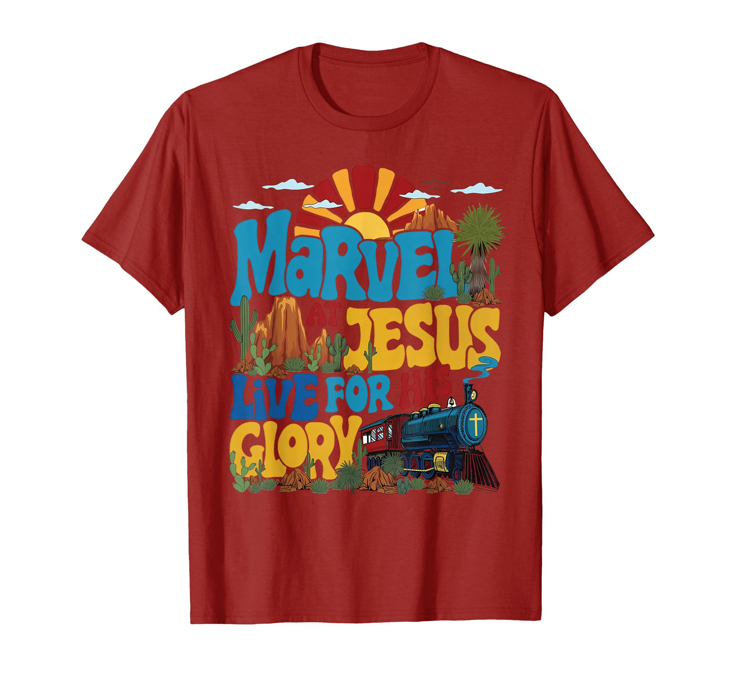 Marvel At Jesus VBS 2025 Live For Jesus's Glory Christian T-Shirt