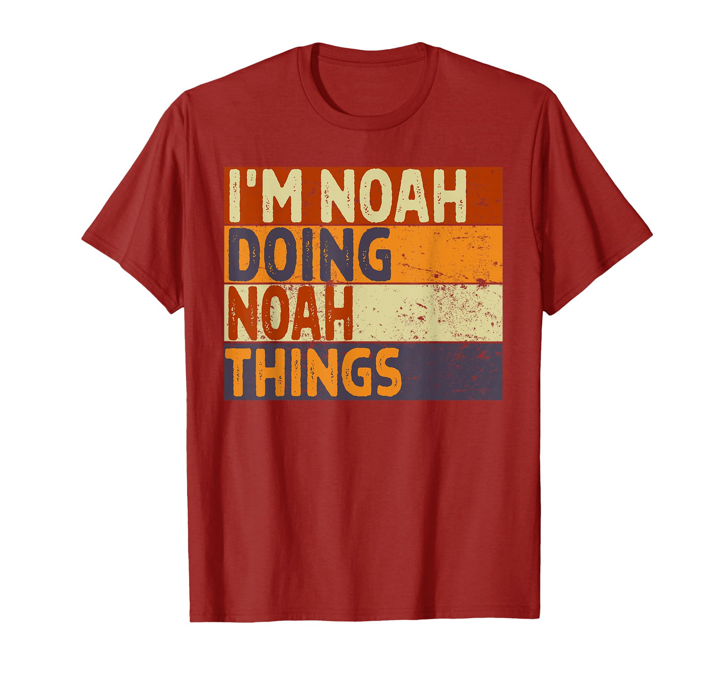 Retro I'm NOAH Doing NOAH Things Funny Birthday Joke T-Shirt