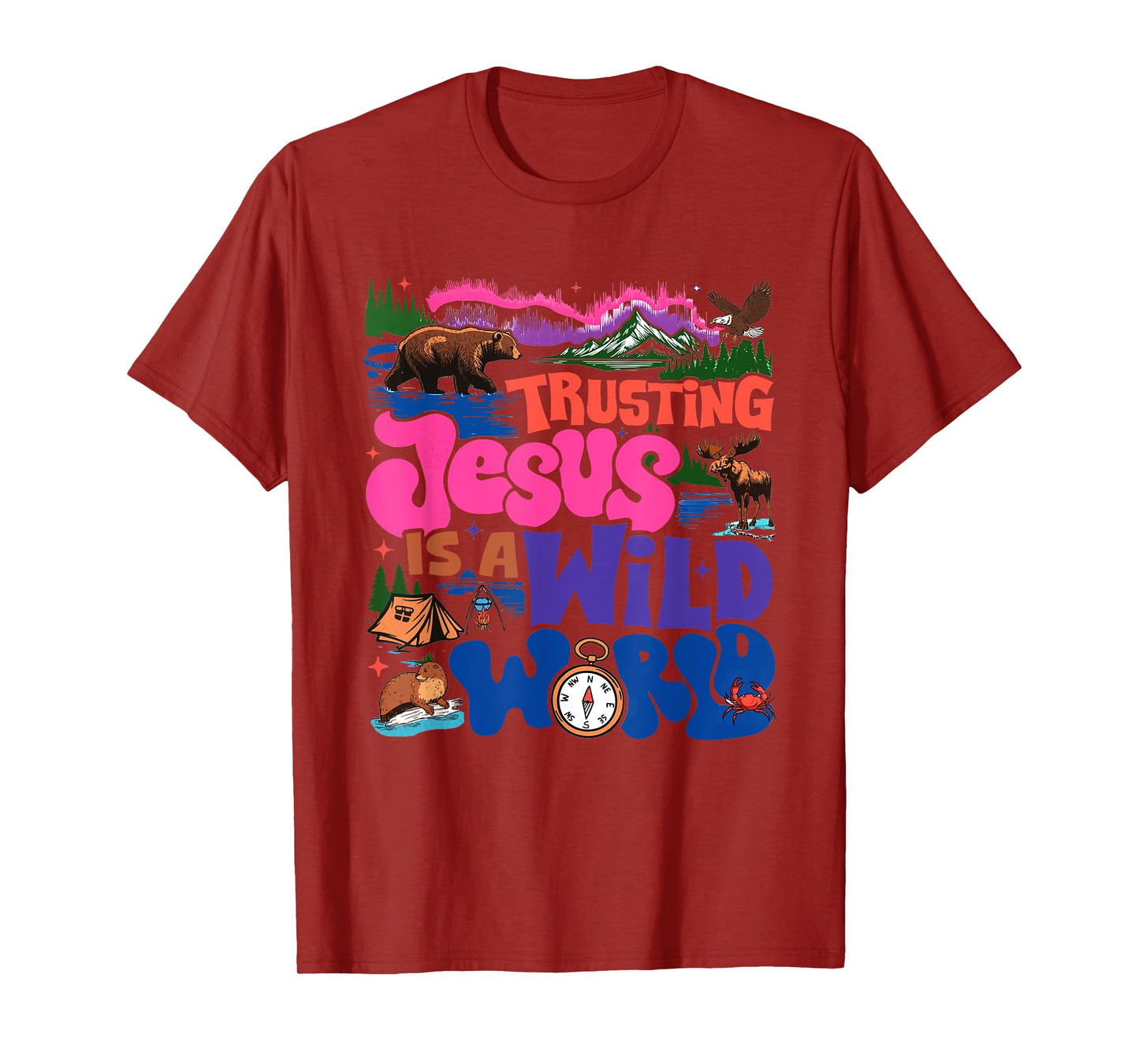 True North VBS 2025 Trusting Jesus Wilderness Christian T-Shirt