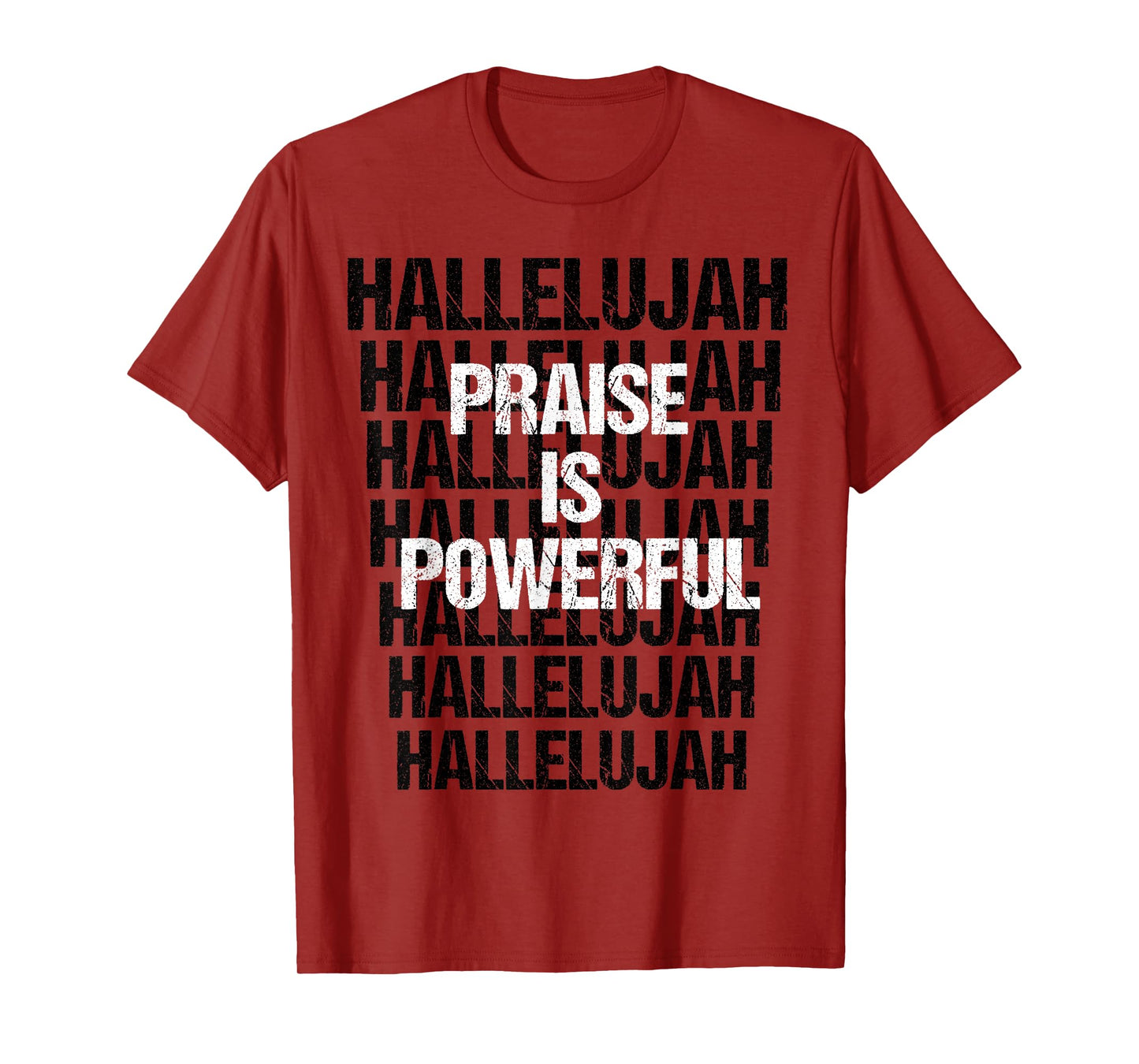 Hallelujah Inspirational Praise And Worship Christian Shirt T-Shirt