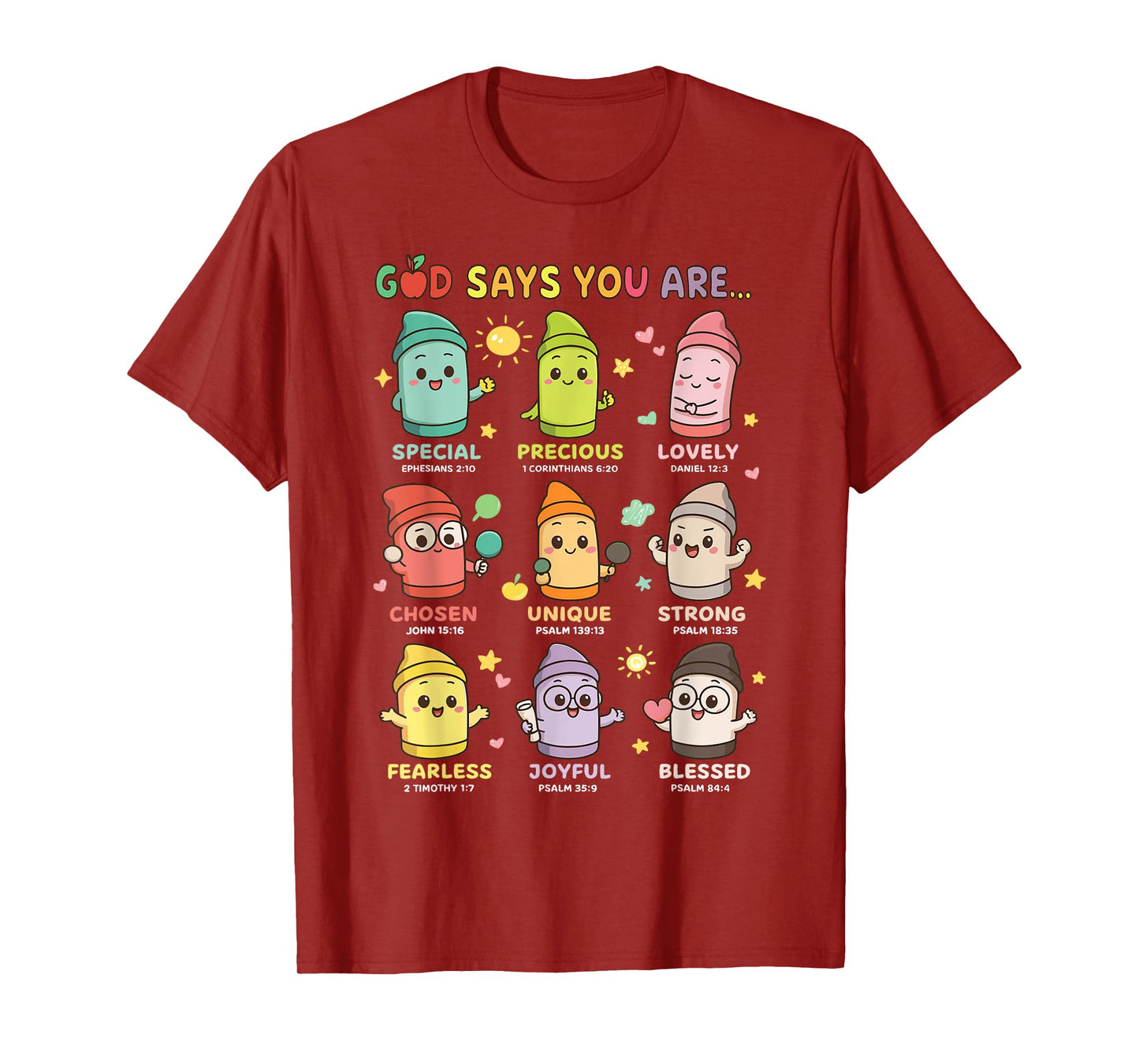Christian Kindergarten Teacher God Says You are School Women T-Shirt