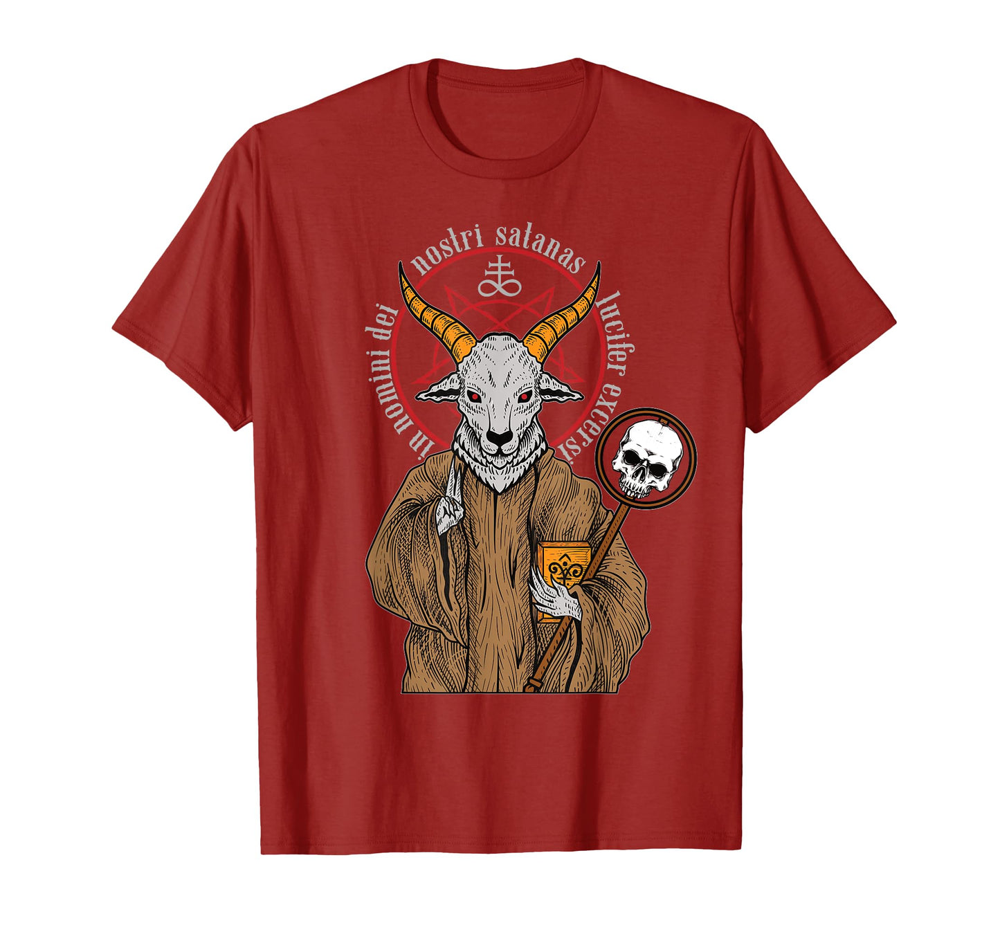 Baphomet Satan Antichrist Goat Luzifer 666 Occult Devil T-Shirt