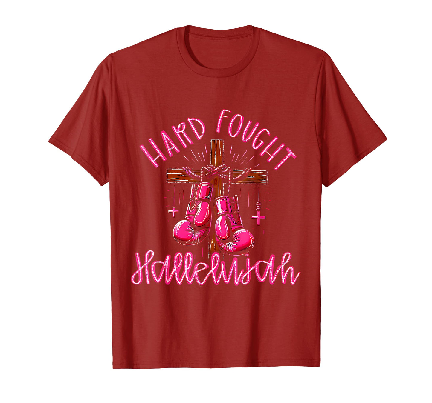 Brandon Hard Fought Hallelujah Praise Jesus T-Shirt