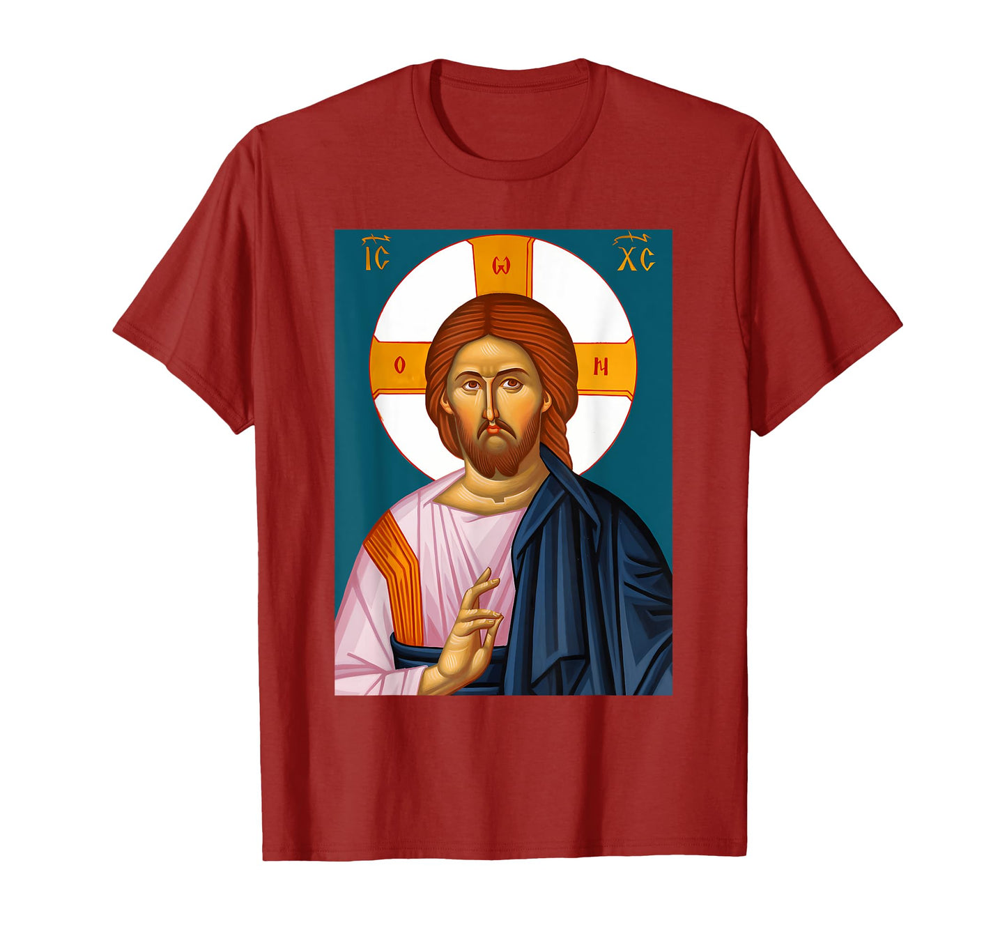 Funny Jesus Pray Christ Teaching Orthodox Christian Graphic T-Shirt