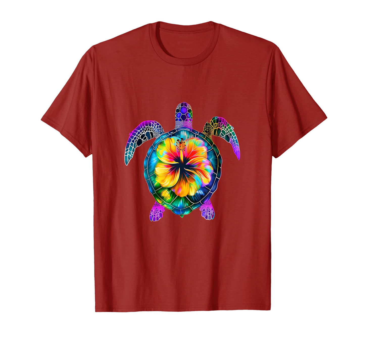 Hawaiian Tie Dye Sea Turtle Cute Hawaii For Men And Women T-Shirt