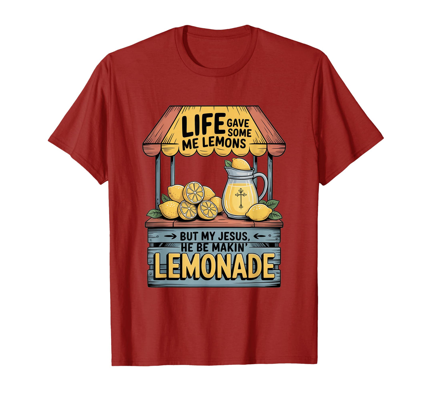 Cute Retro Christian Faith My Jesus he be Makin Lemonade T-Shirt