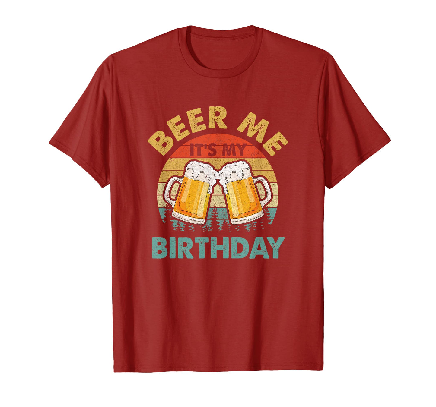 Beer Me It's My Birthday Party Family Matching Group Vintage T-Shirt