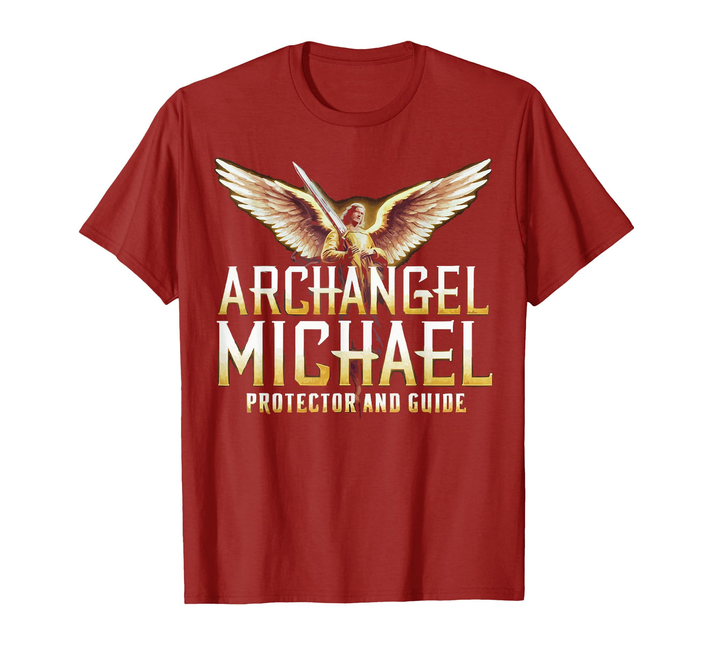 Archangel Michael Catholic Christianity Guardian Angel T-Shirt