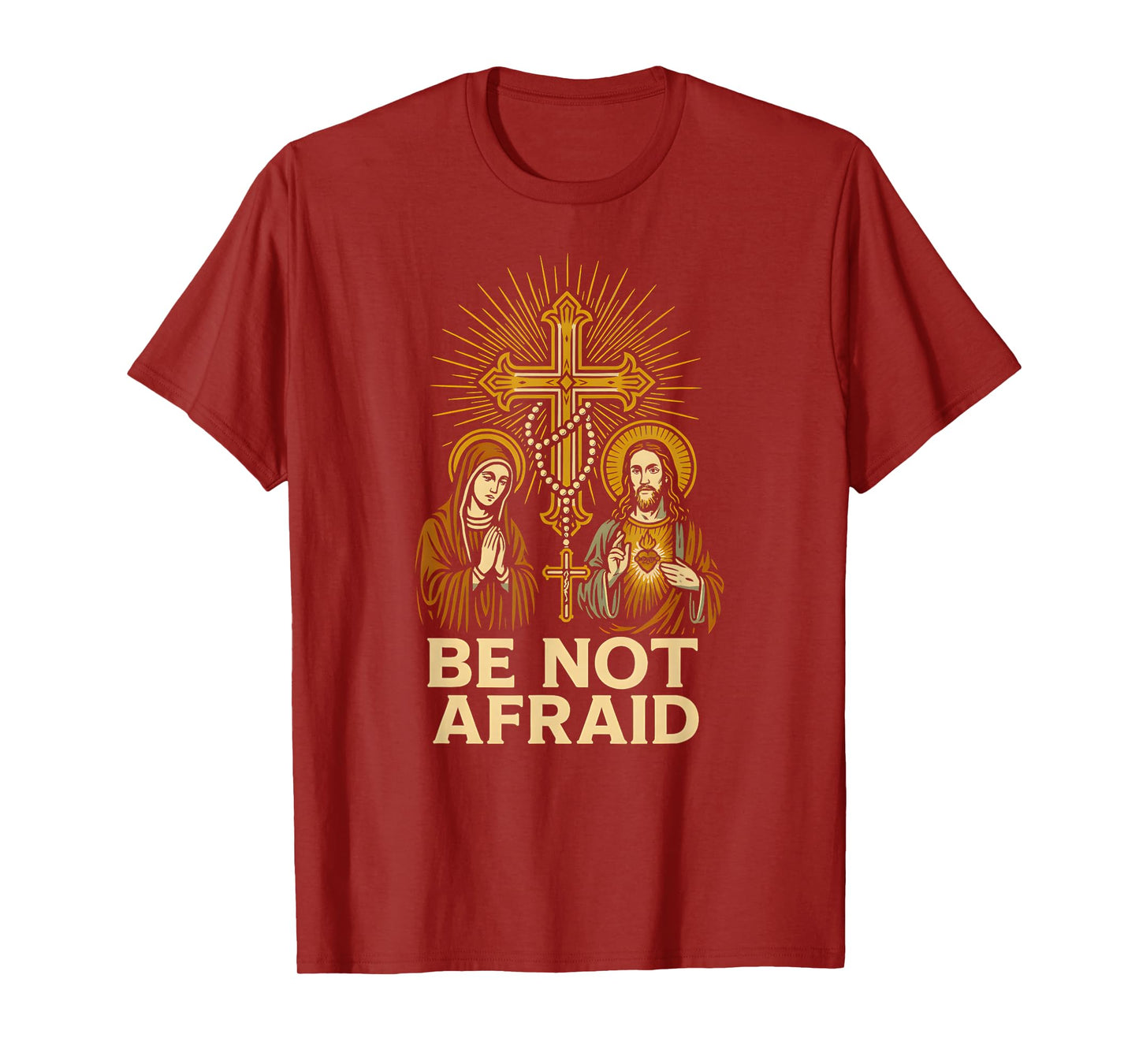 Catholic Pride Be Not Afraid Vintage Mens Surgery Recovery T-Shirt