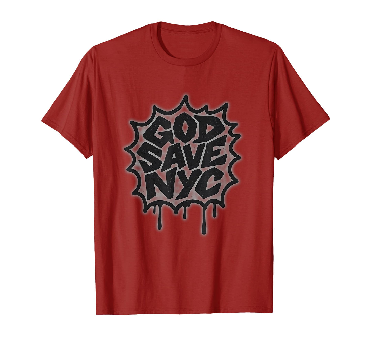 God Save NYC Retro Punk Style T-Shirt