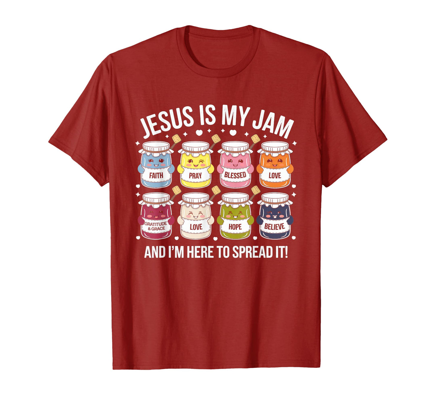 Jesus is My Jam Tshirt Men Women Christian Bible Verse T-Shirt