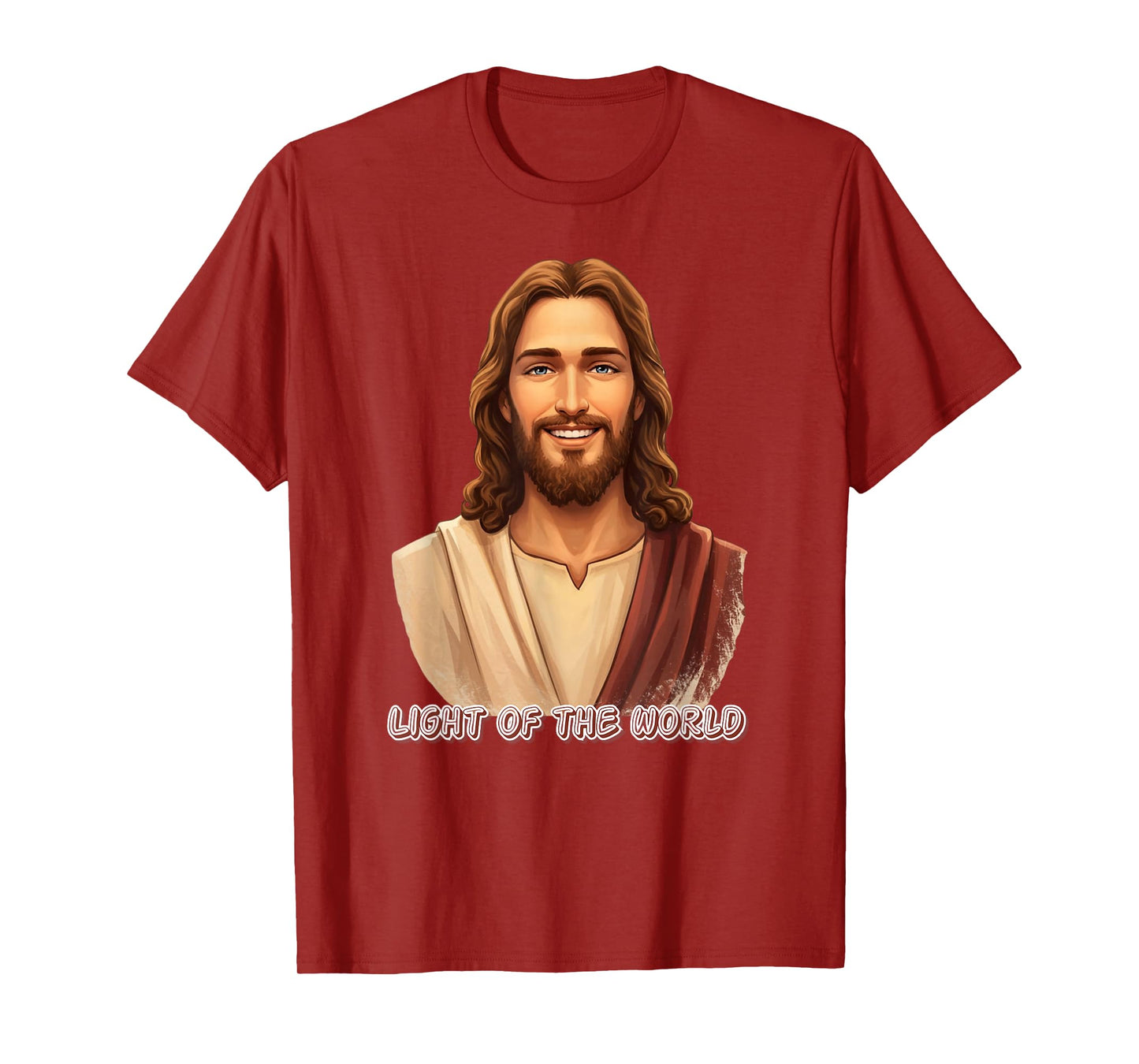 Christian Shirt_Light of The World Jesus Tee T-Shirt
