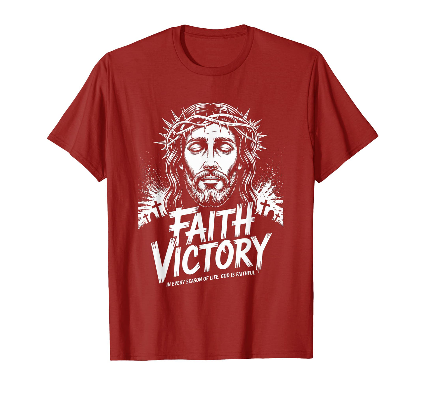 Faith Victory Head of Christ Christian Streetwear T-Shirt