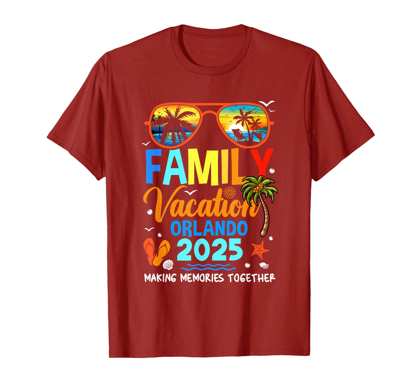 Family Vacation Orlando 2025 Family Vacation Together T-Shirt