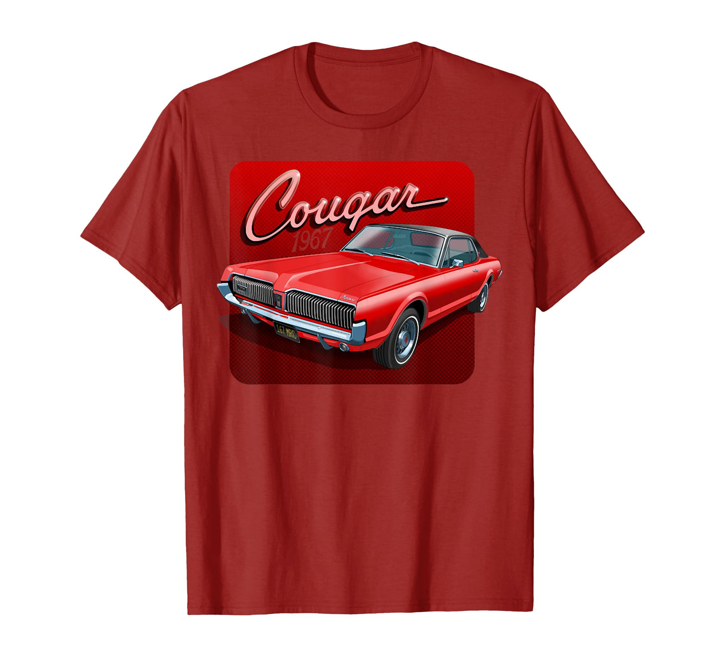 1967 Mercury classic Cougar Vinatge cars T-Shirt