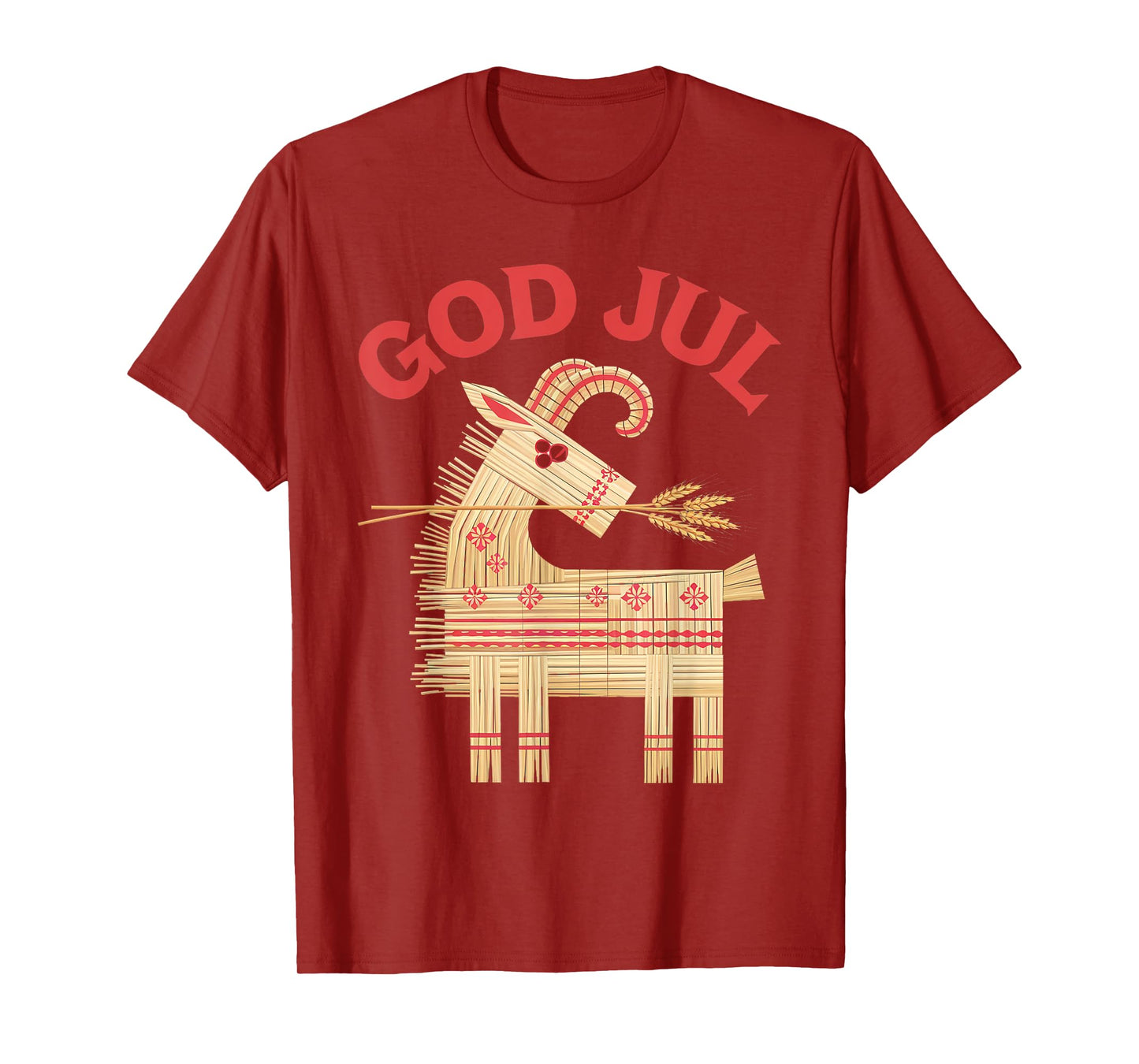 God Jul Merry Christmas Norwegian Swedish Scandinavian T-Shirt