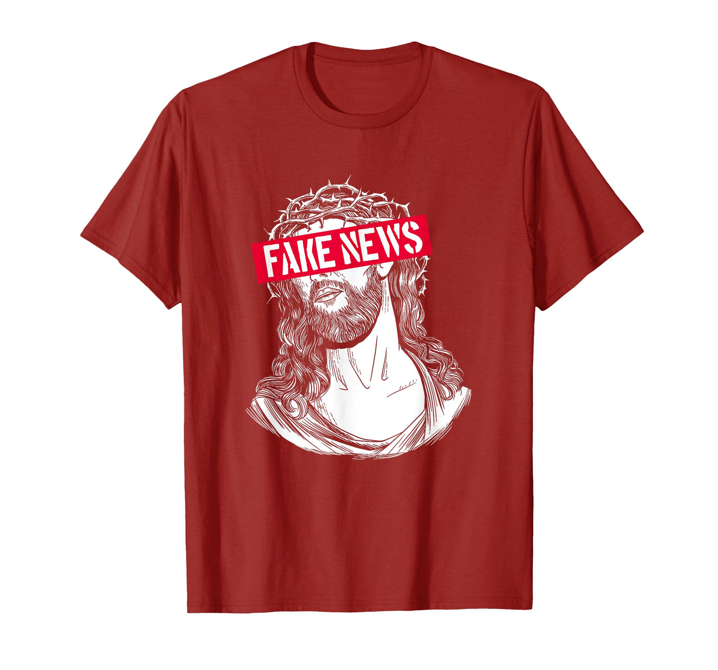 Blackcraft Anti-Christian Fake News Funny Jesus Atheist T-Shirt