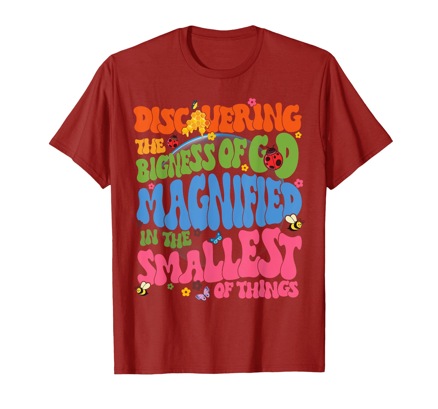 Magnified VBS 2025 Discovering Bigness Of God Christ Quote T-Shirt