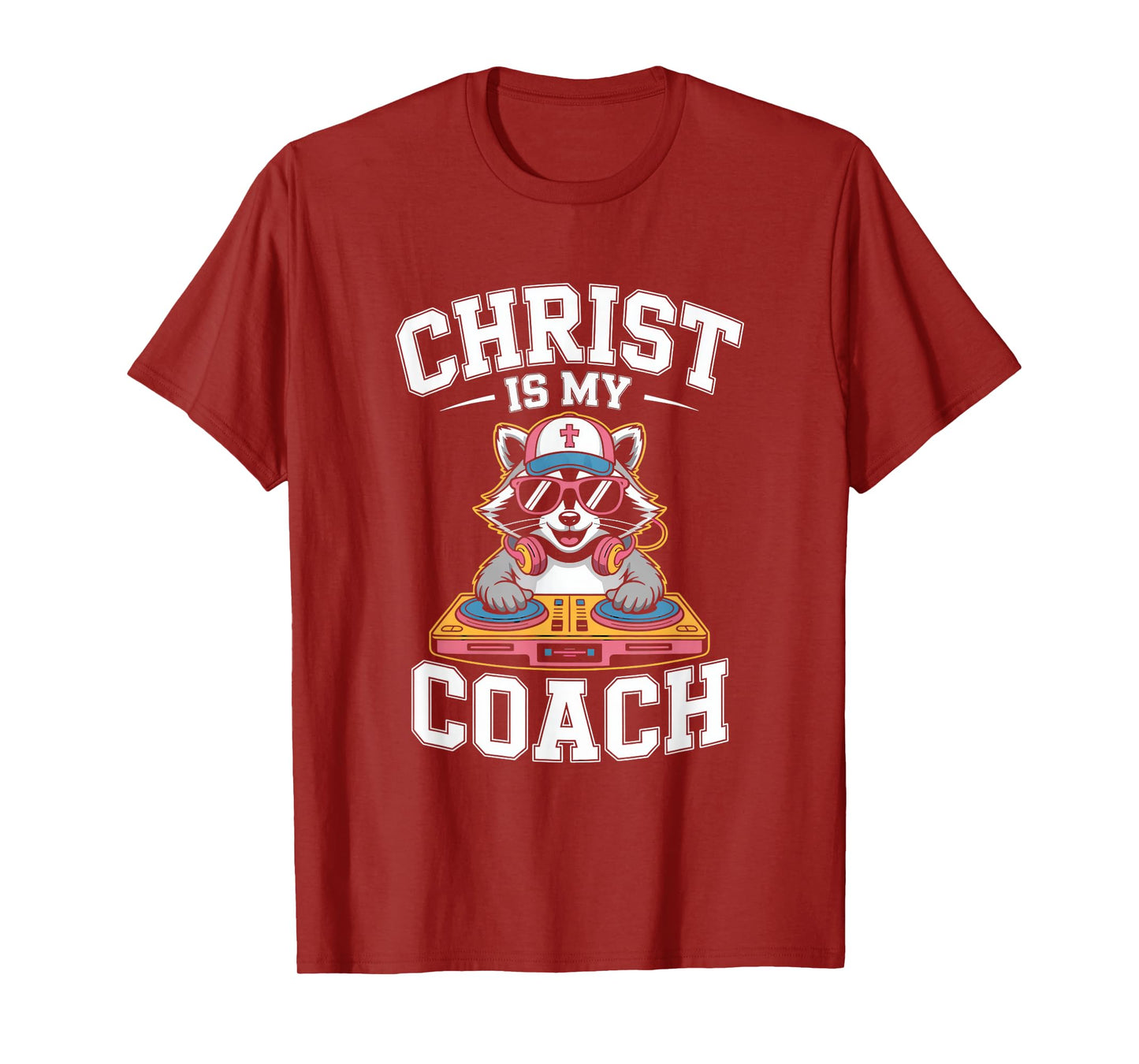 Christ is My Coach DJ Faithful Vibes T-Shirt
