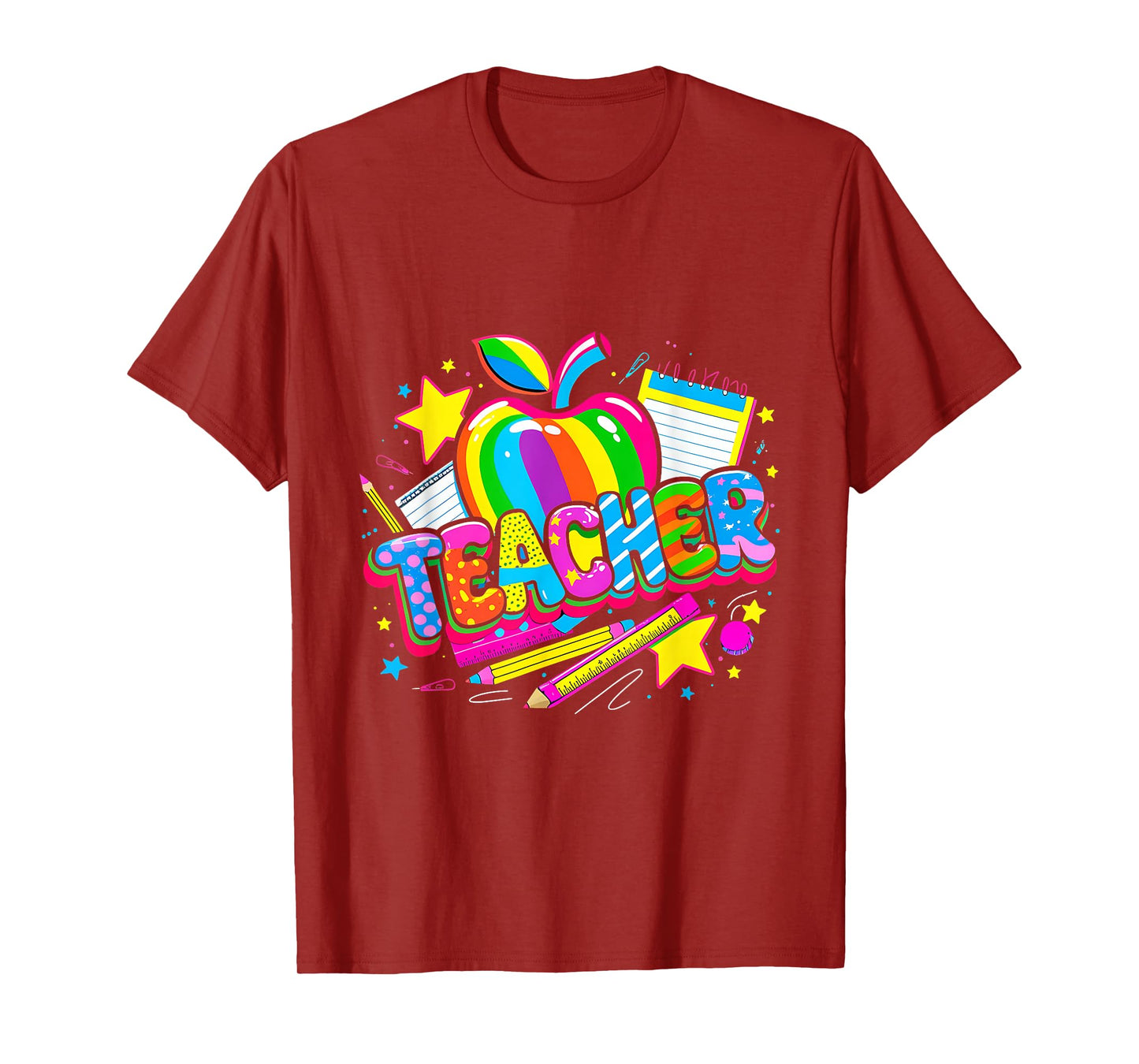 Teach Love Inspire Teacher Life Inspirational Back To School T-Shirt