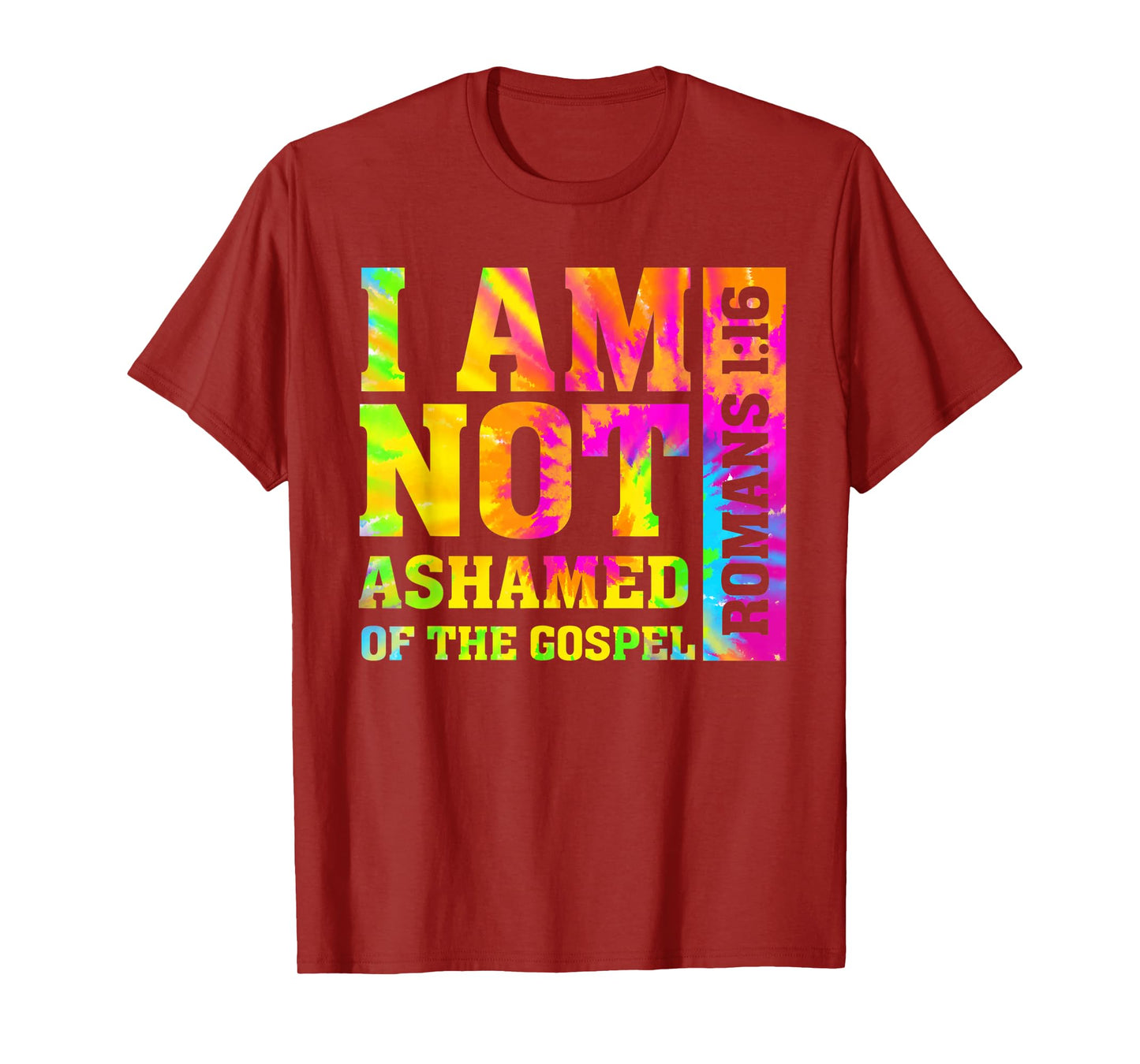 I am Not Ashamed of The Gospel Romans Christian Bible Verse T-Shirt