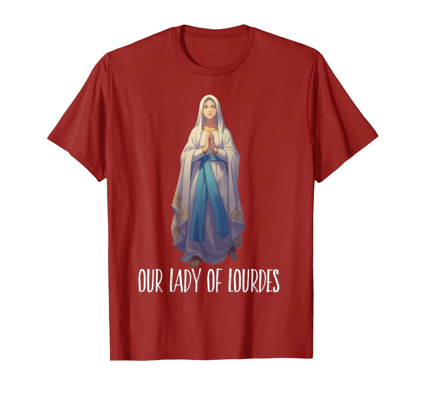 Our Lady of Lourdes Immaculate Blessed Mother T-Shirt