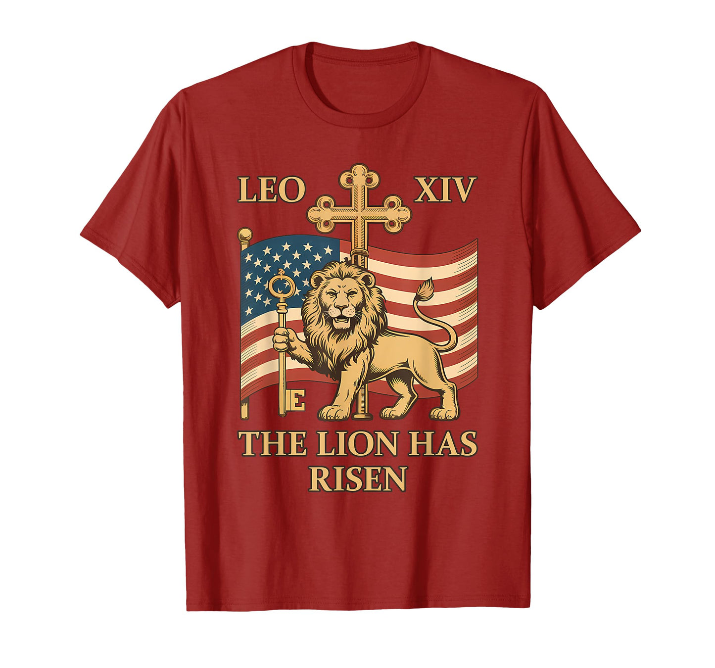 Vatican Pope Leo XIV - The Lion Has Risen T-Shirt