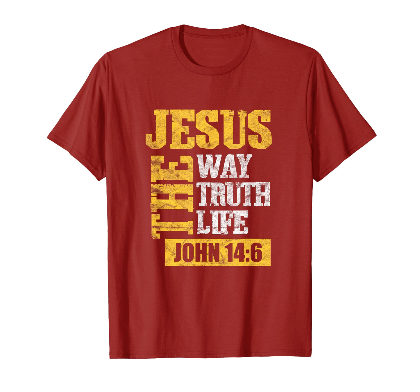 Jesus the Way Truth Life John 14:6 Christian T-Shirt