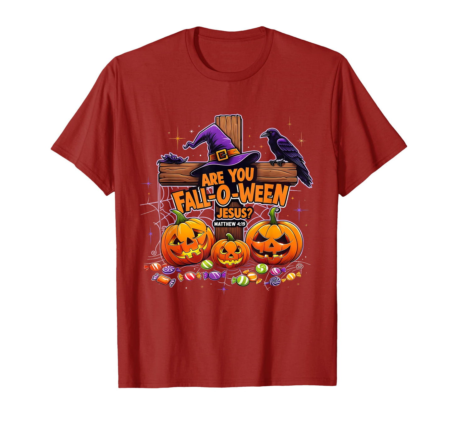 are You Fall-O-Ween Jesus Funny Pumpkin T-Shirt