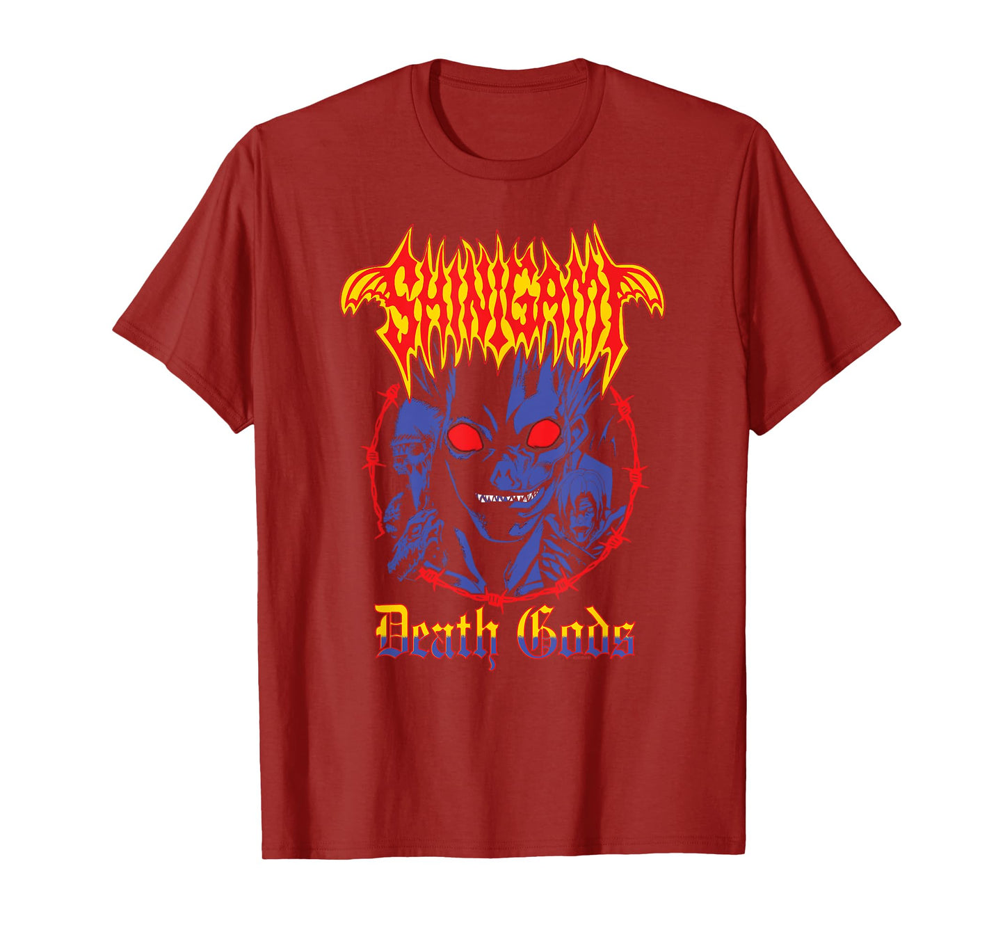 Death Note Vintage Metal Shinigami Death Gods Anime T-Shirt