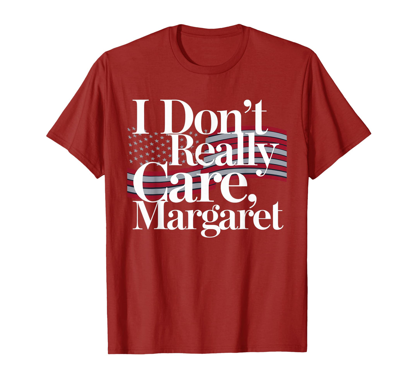I Don't Really Care Margaret Funny Minimalist JD Vance T-Shirt