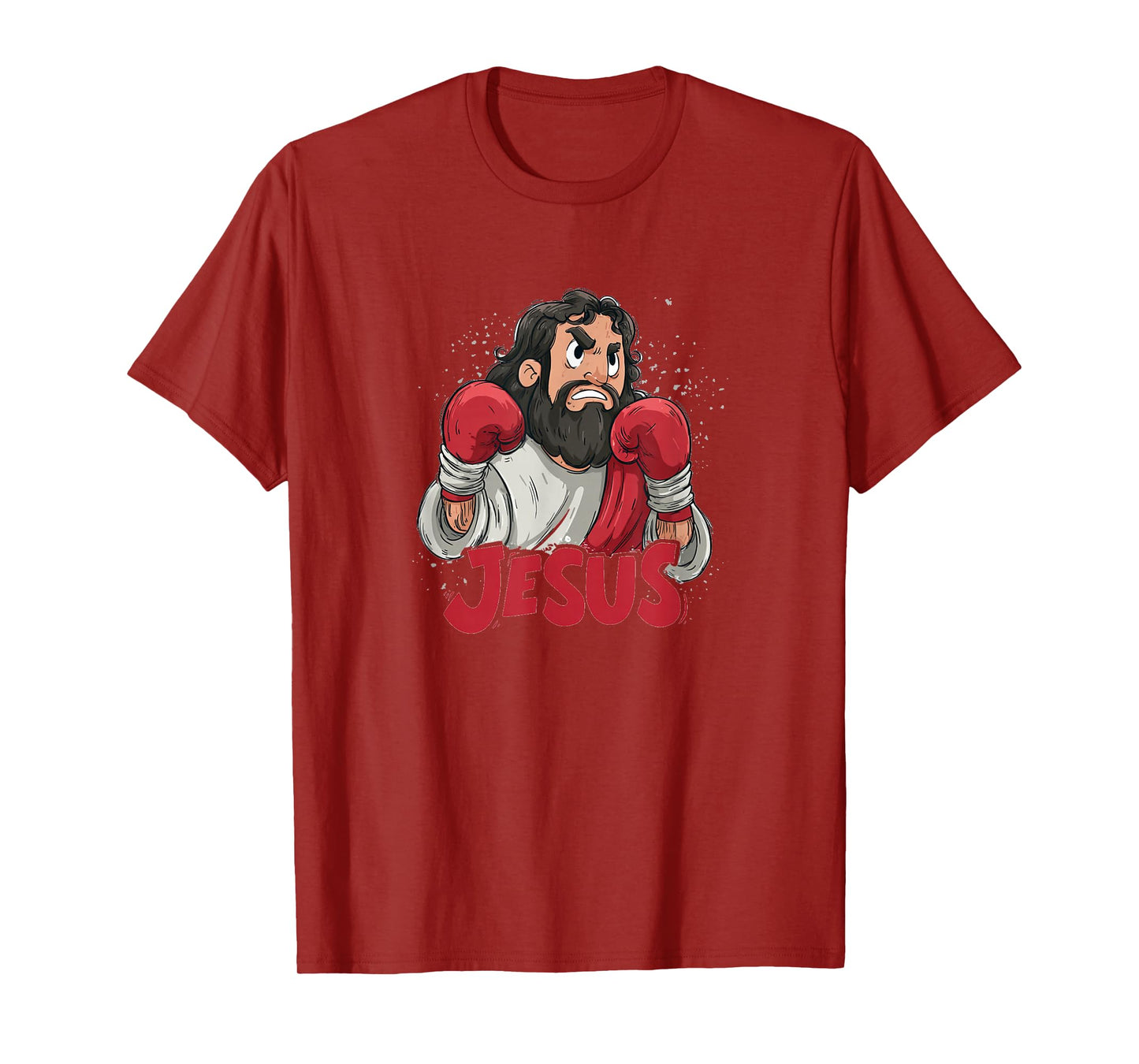 Awesome Jesus with Speech for Fighter and Believer T-Shirt