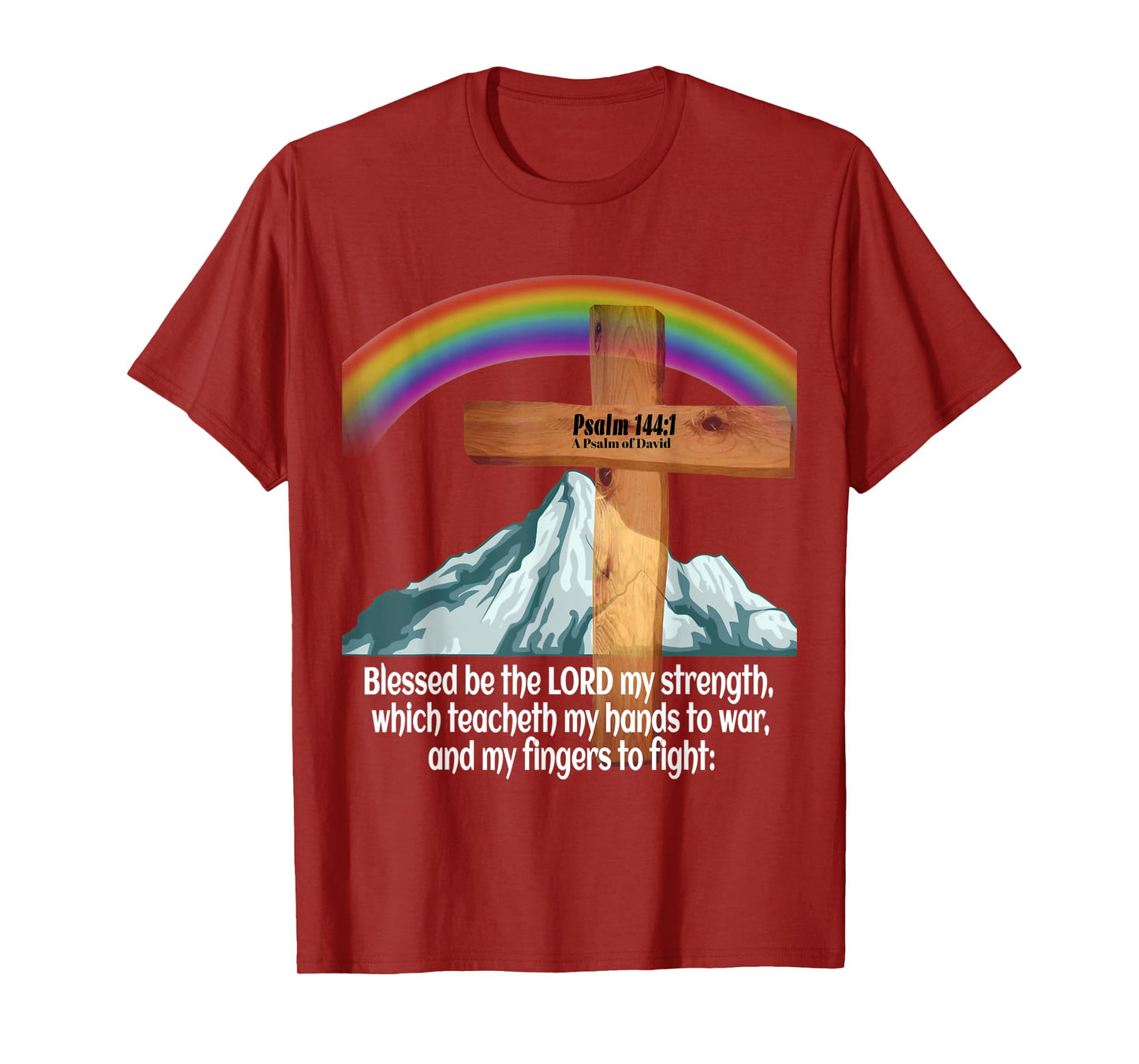 Psalm 144:1, A Psalm of David T-Shirt
