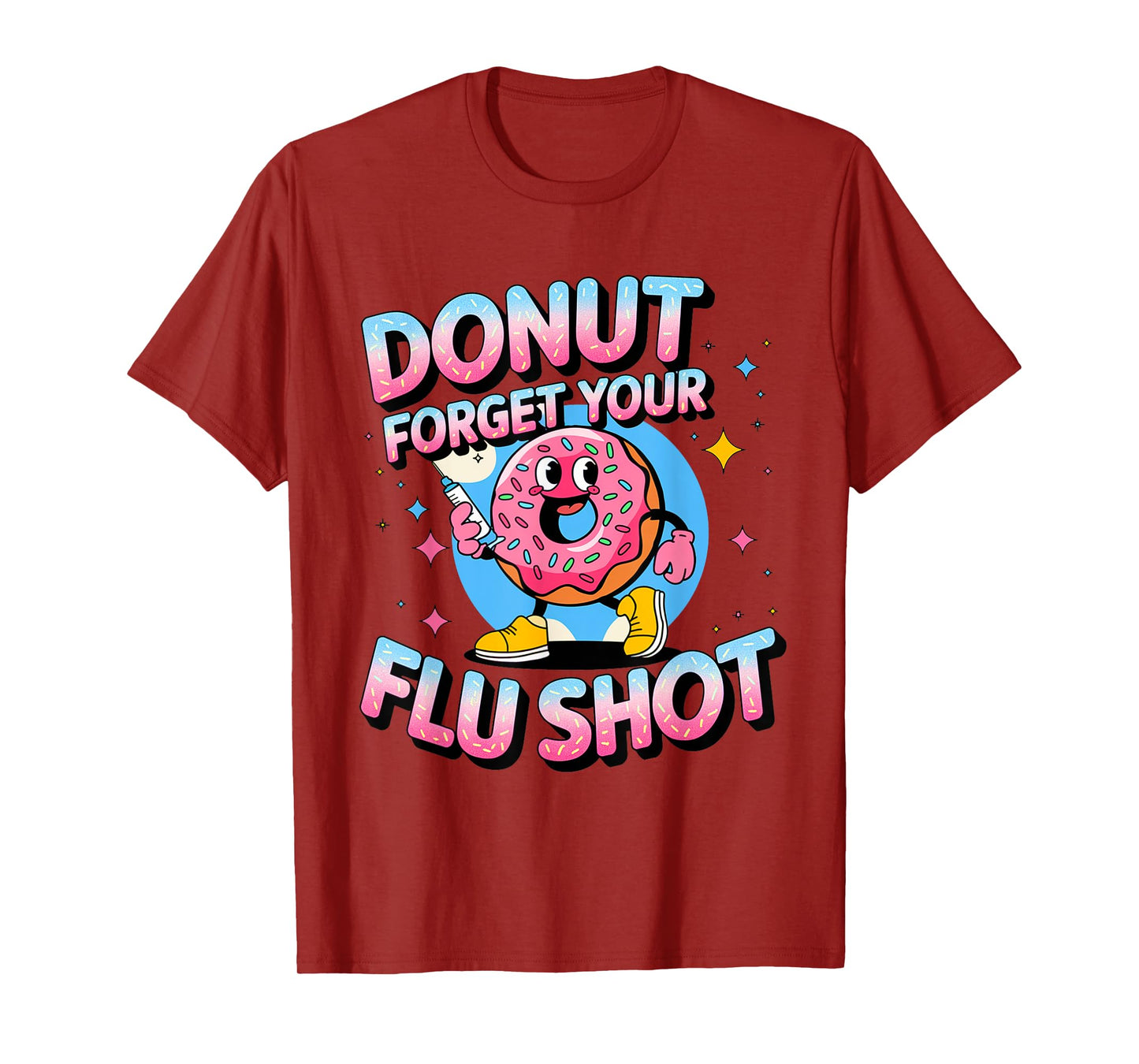 flu shot nurse medical funny nursing flu cold season taco T-Shirt