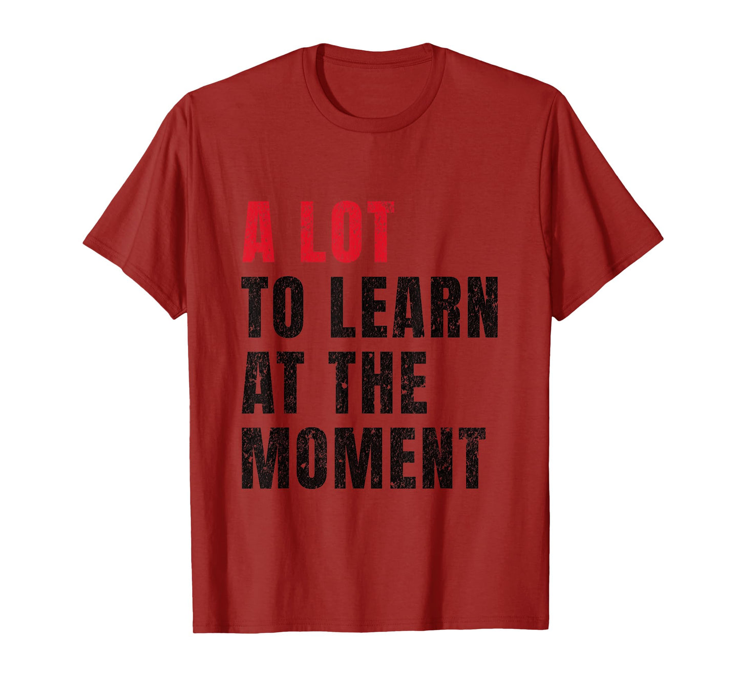 A Lot To Learn At The Moment Funny Teacher Student Quote T-Shirt