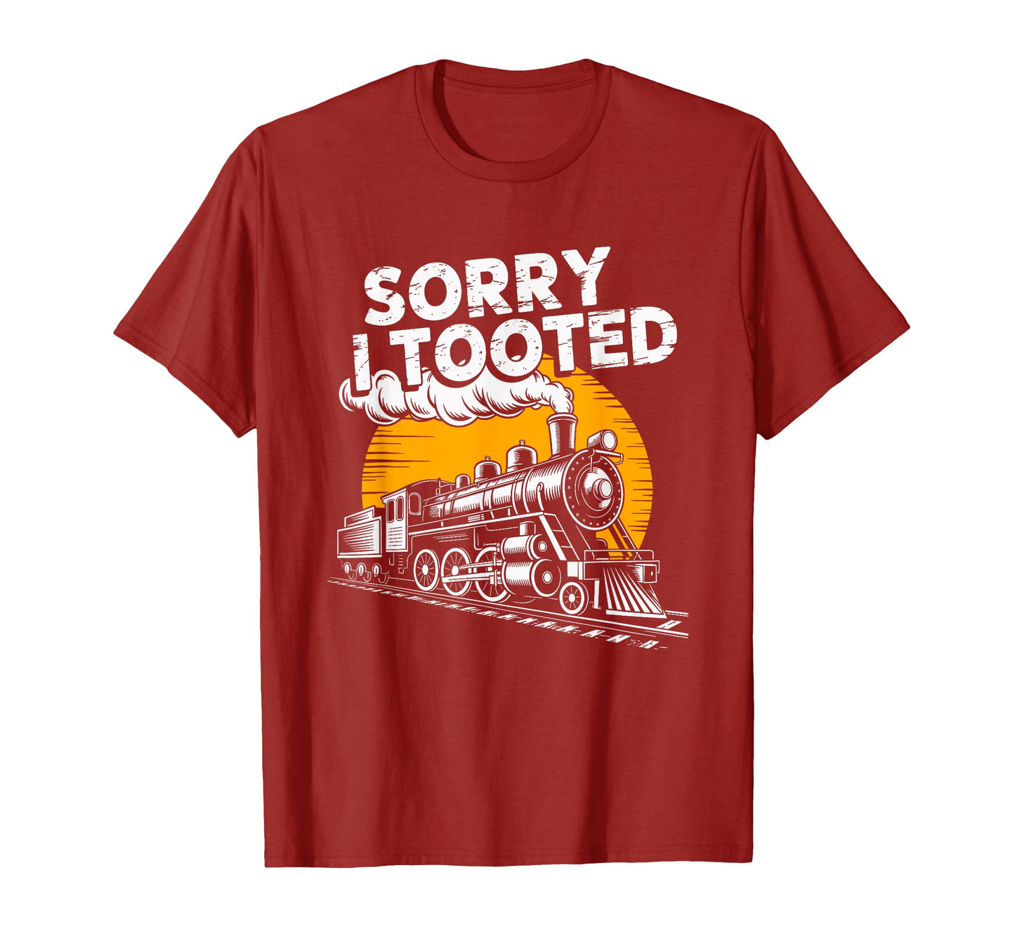 Sorry I Tooted Train Lovers Jazz Musician Humor T-Shirt