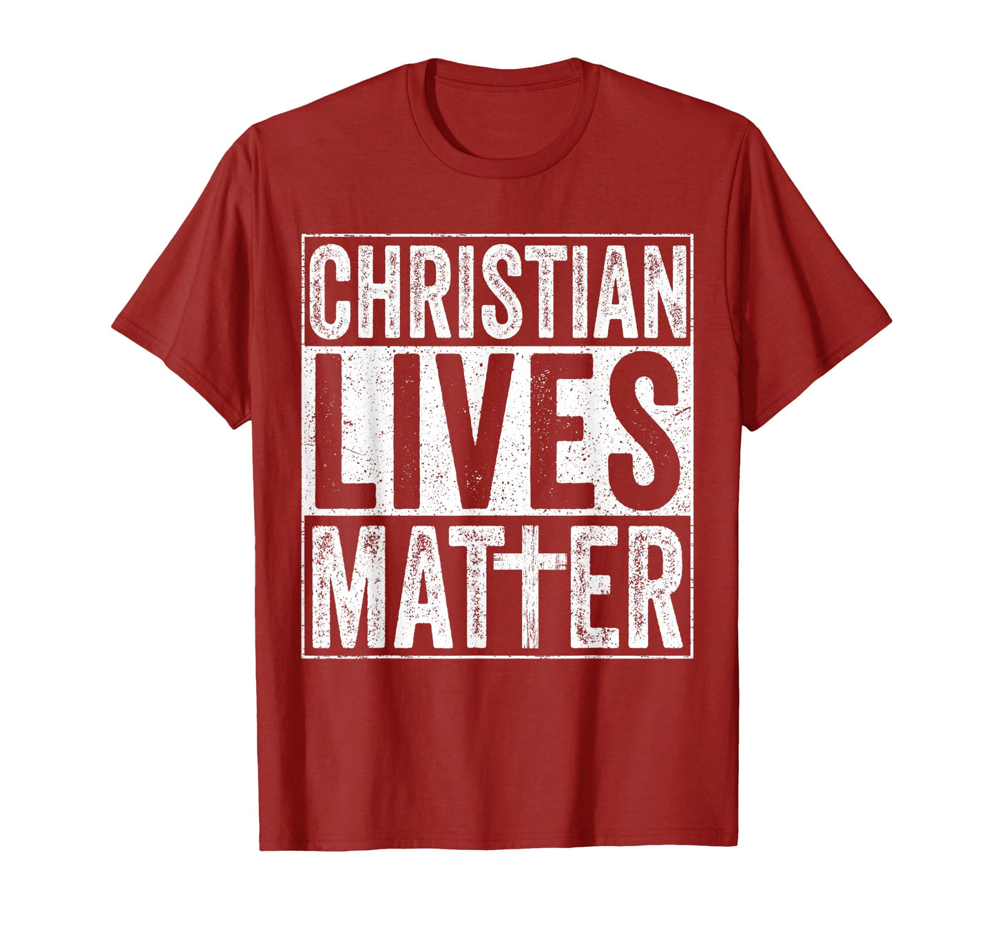 Christian Lives Matter Jesus Cross Faith Christ T-Shirt
