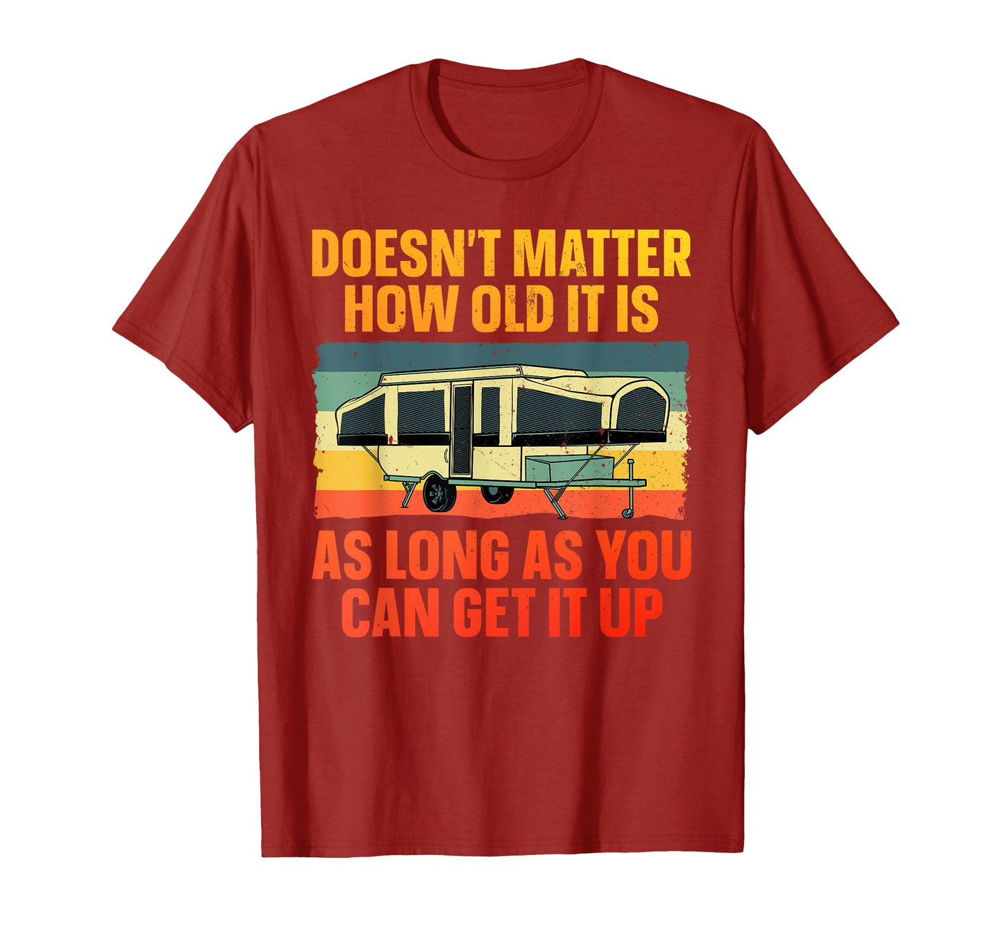 Best Pop Up Camper Art For Men Women Pop Up Trailer Camping T-Shirt