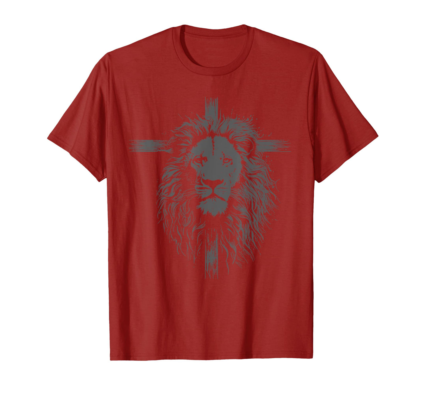 Christian Cross Lion Religious Faith Jesus Pastor T-Shirt