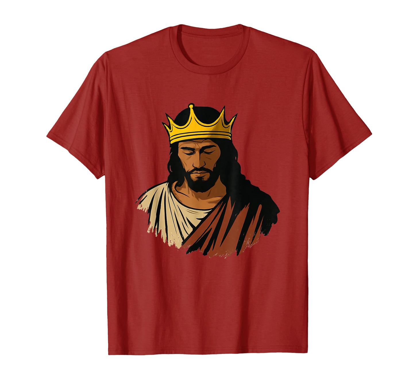 Black Jesus African American Jesus Portrait Black Christian T-Shirt