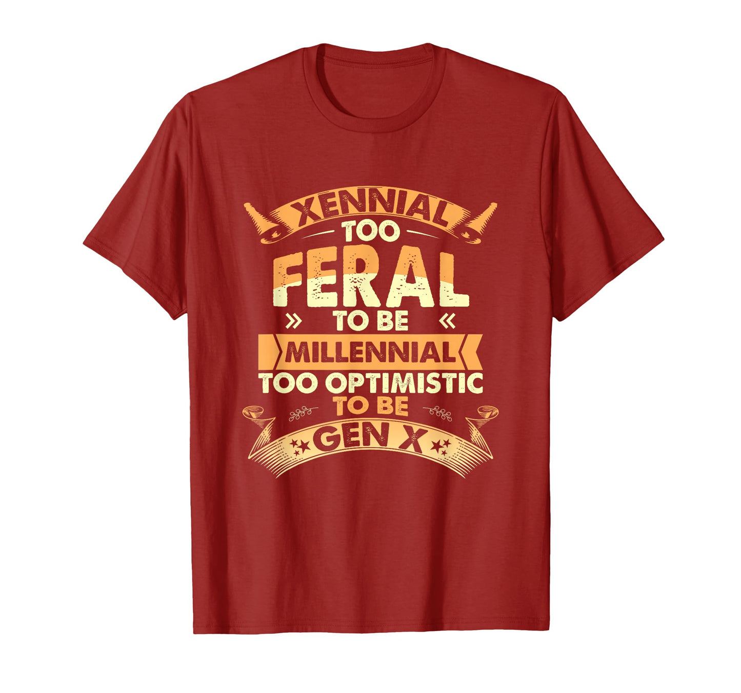 Funny Xennial Generation X Millennial GenX Humor Xennial T-Shirt