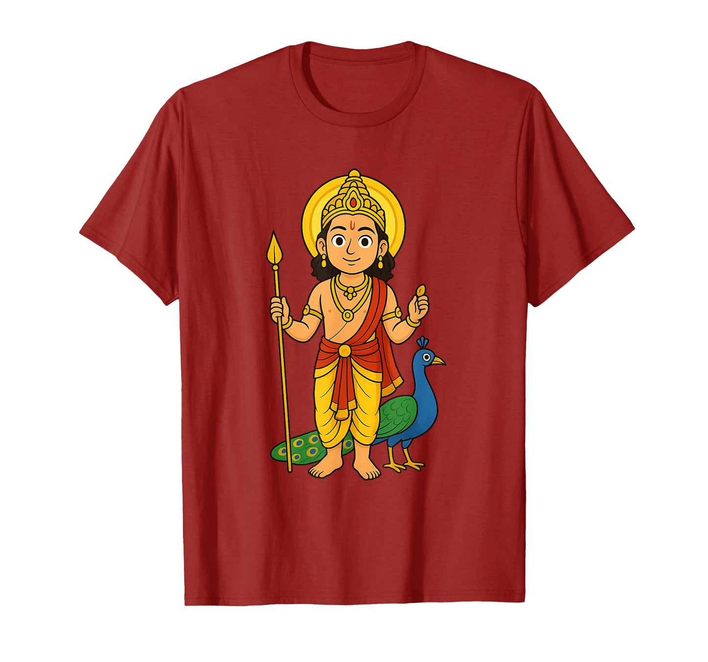 Deity Murugan Skanda, Subrahmanya, Shanmukha Kartikeya T-Shirt