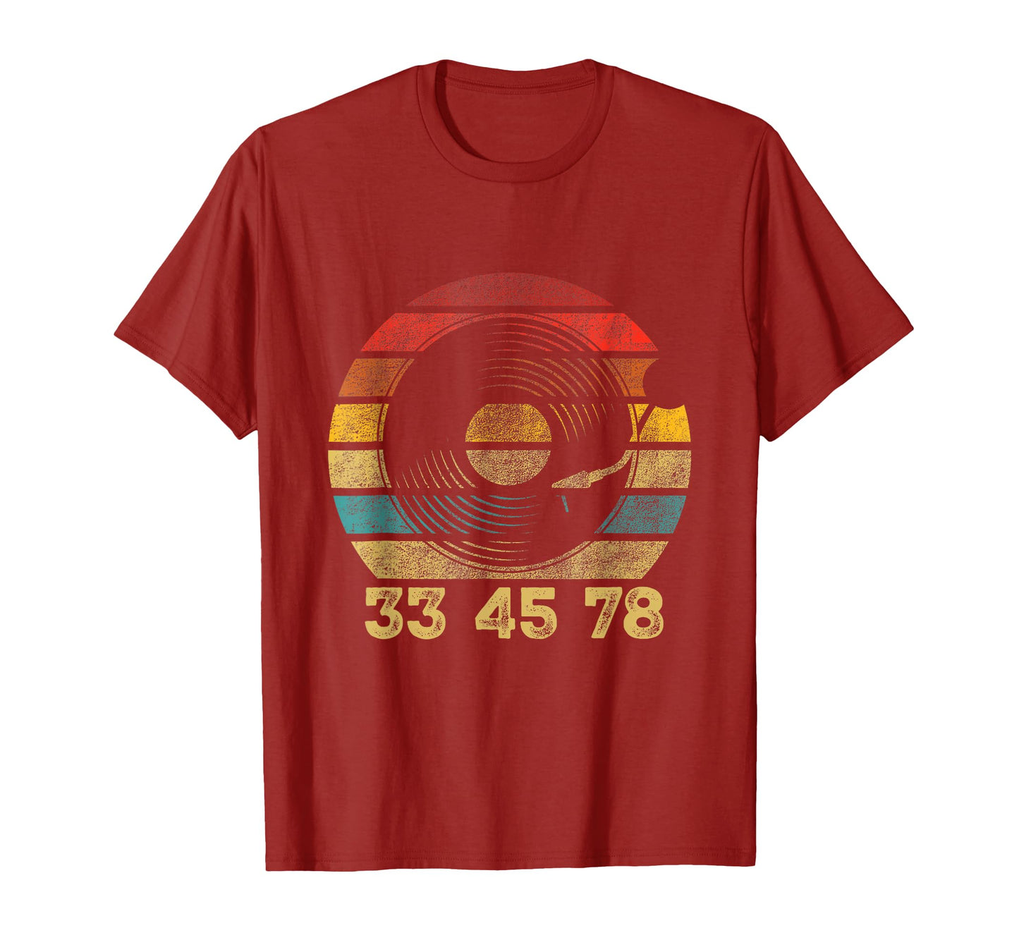 33 45 78 - Vinyl Records Music Lover Record Collector T-Shirt