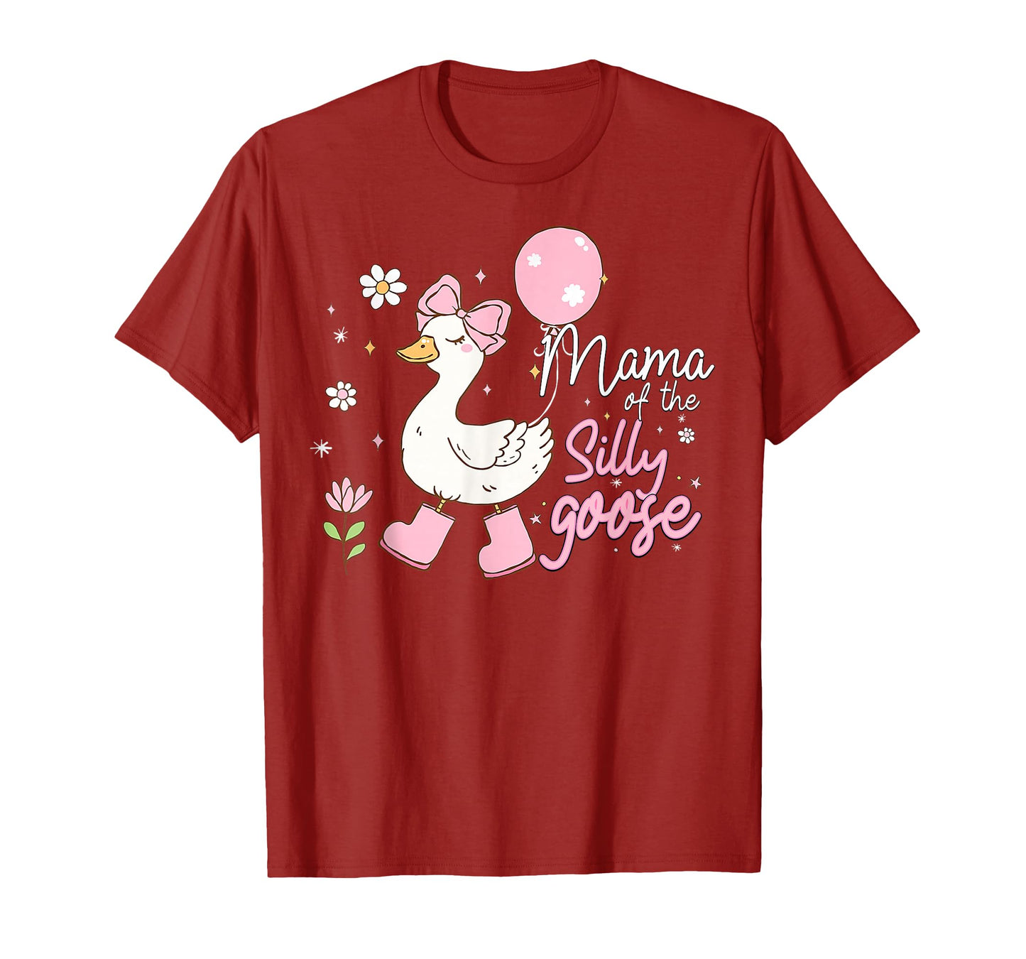 Mom of The Silly Goose Silly Goose Birthday Matching Family T-Shirt
