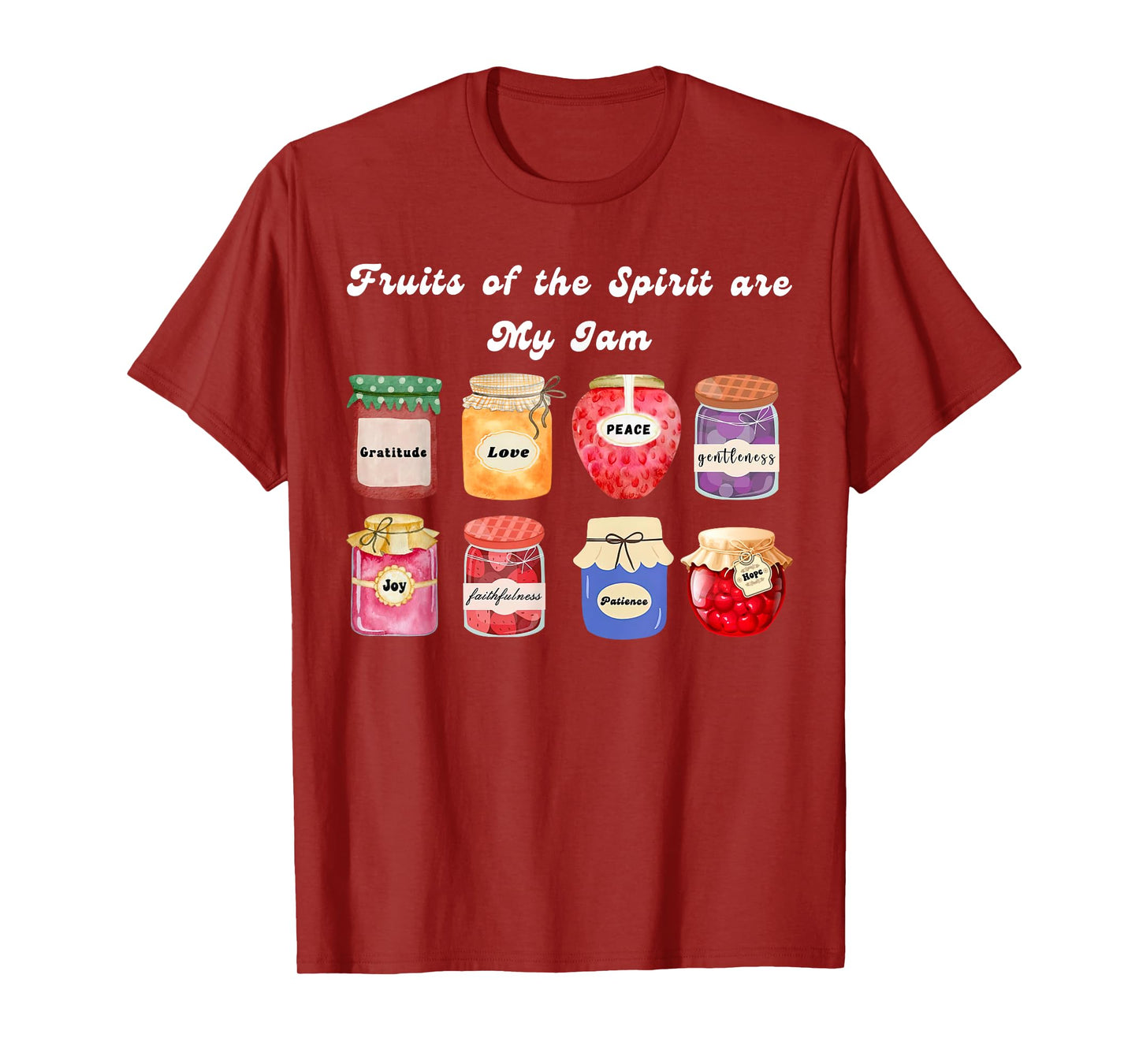 Christian Fruit Of The Spirit Is My Jam Bible Religious T-Shirt