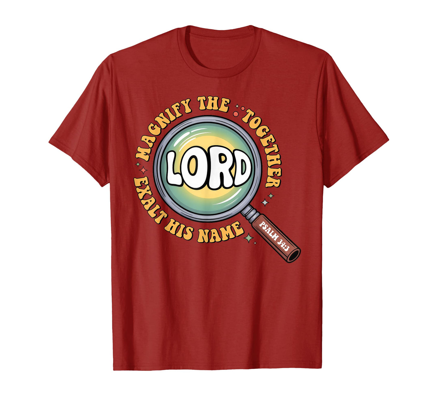 Magnify The Lord Bible Verse Magnified VBS 2025 Summer Camp T-Shirt