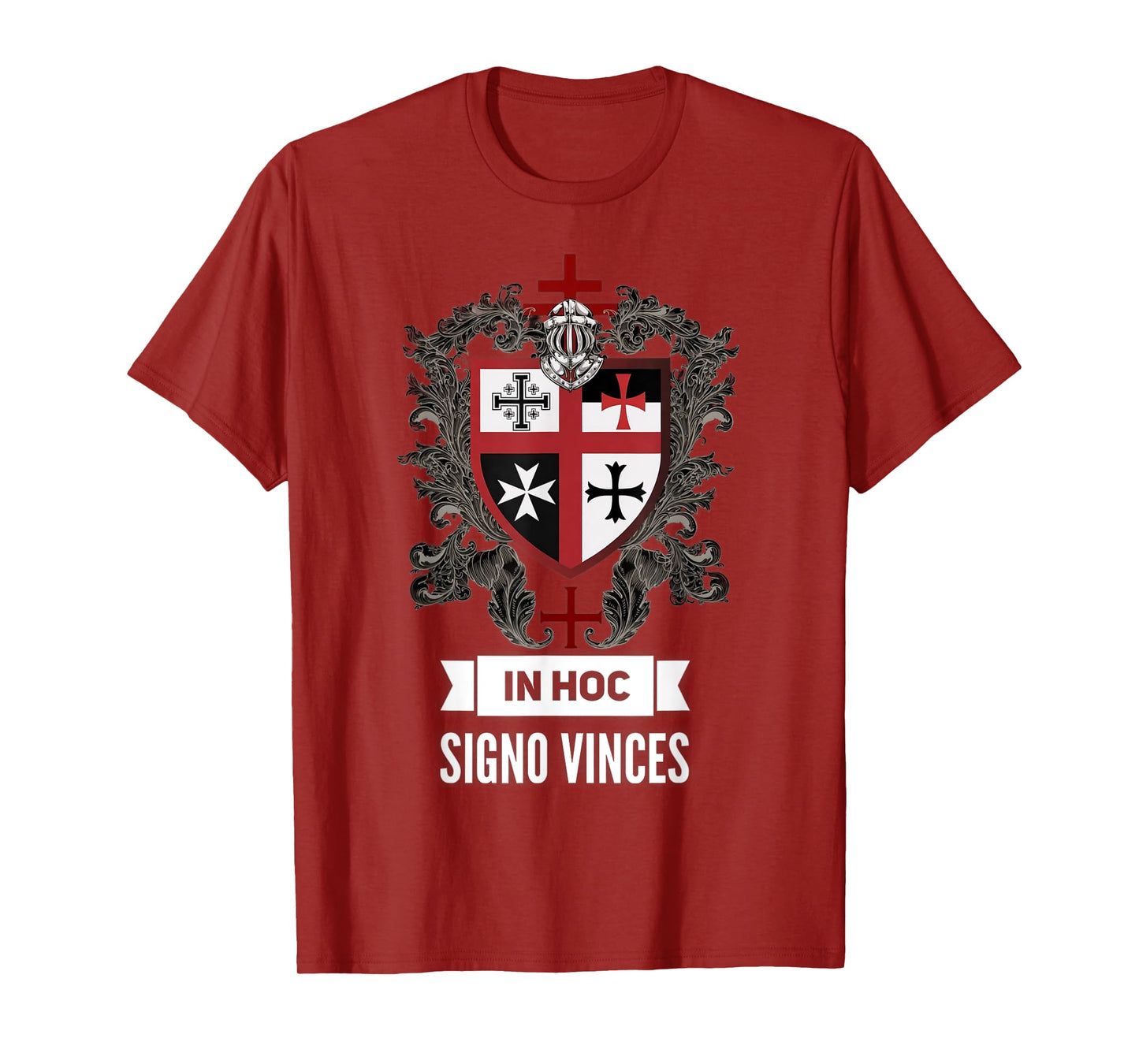 Catholic Knight Templar Crusader Cross Latin T-Shirt